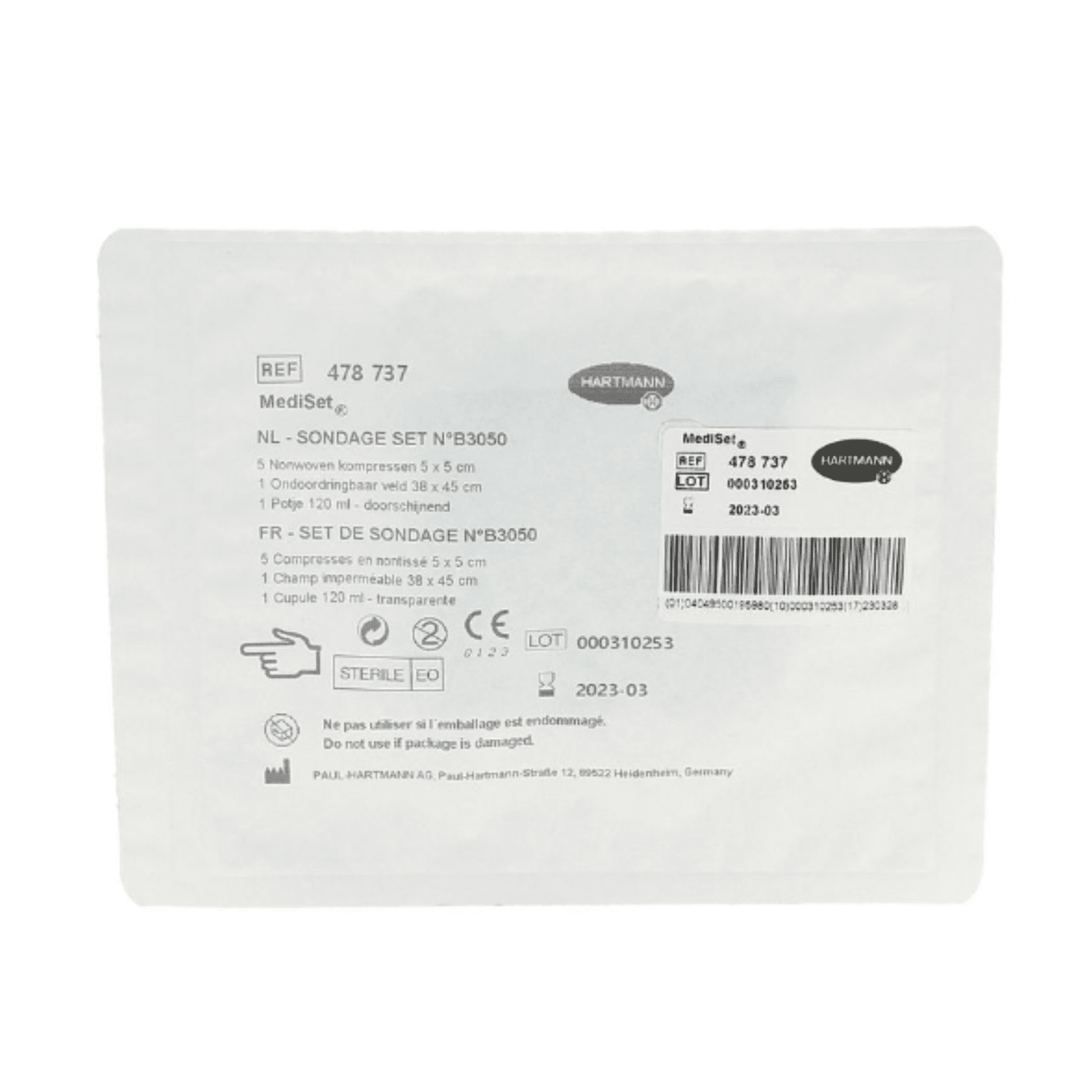 Hartmann MediSet Sondageset B3050 Hartmann MediSet Sondageset B3050