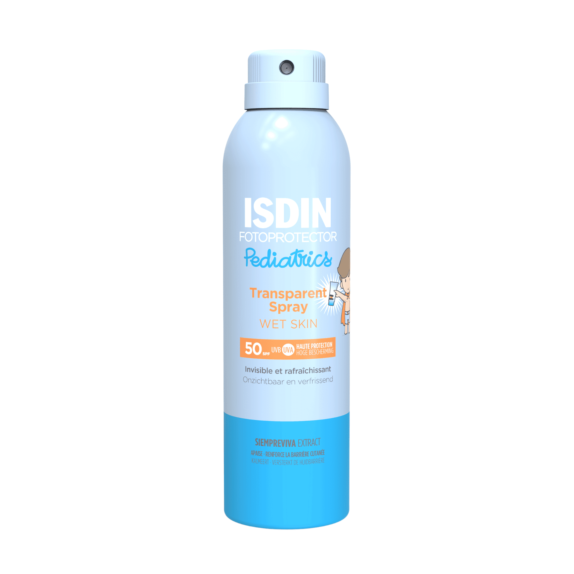 ISDIN Fotoprotector Pediatrics Transparant Spray Wet Skin SPF 50