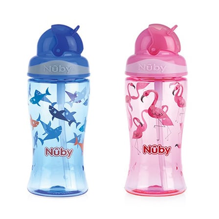 Nuby Flip-It Drinkbeker Tritan 360 ml 3+ Jaar Nuby Flip-It Drinkbeker Tritan 360 ml 3+ Jaar
