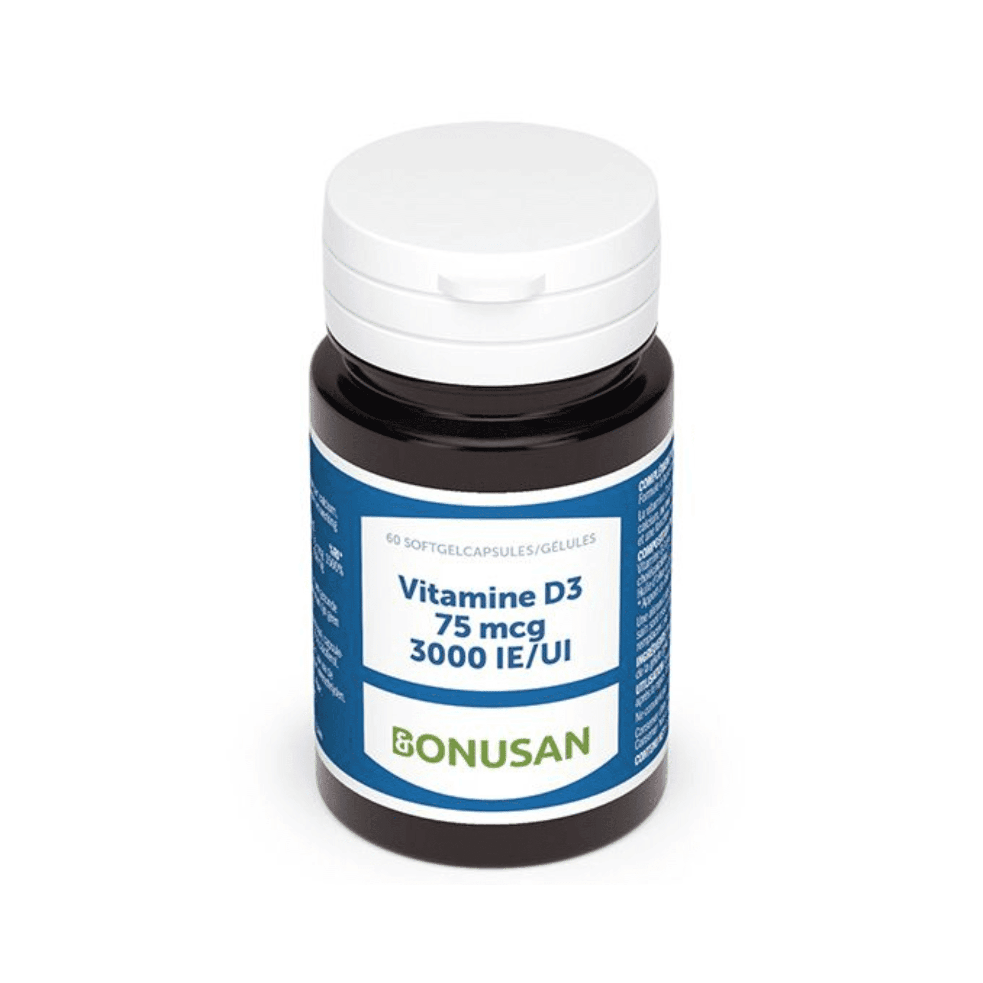 Vitamine D3 75mcg/ 3000 Ie Softcaps 120 Bonusan
