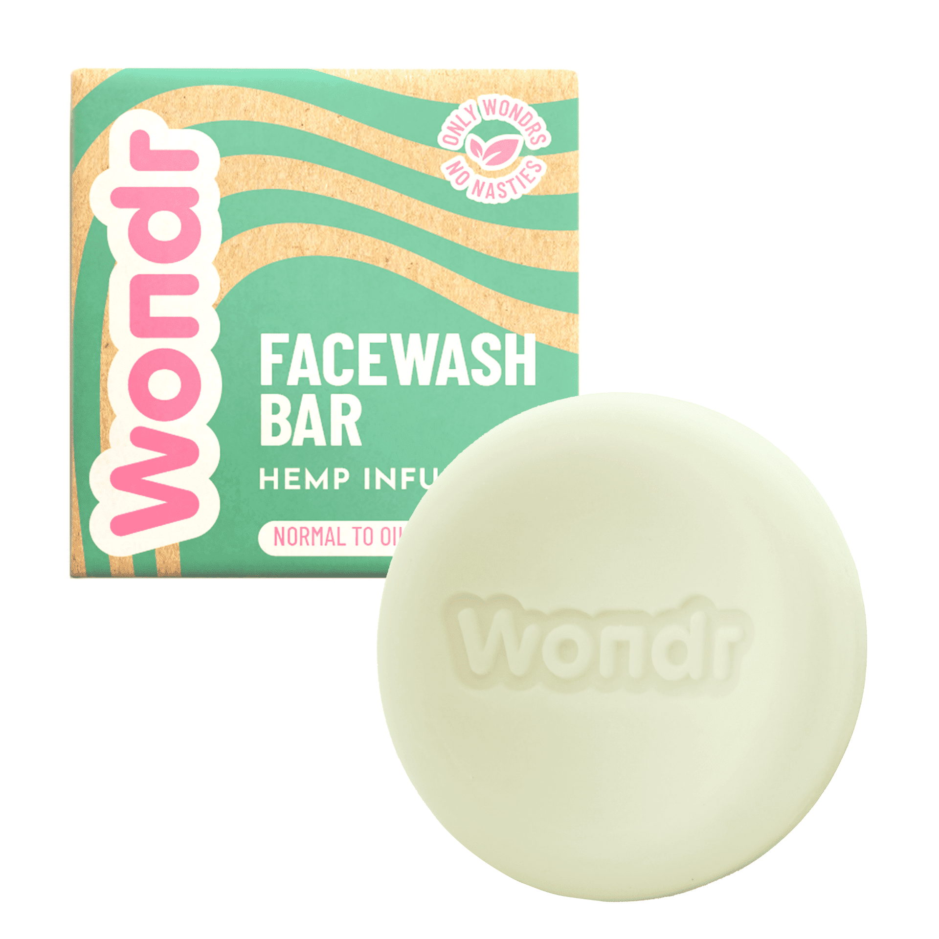 WONDR Facewash Bar Hemp Infusion