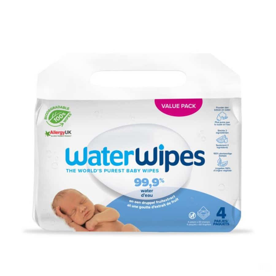 Waterwipes Biologisch Afbreekbare Doekjes Waterwipes Biologisch Afbreekbare Doekjes