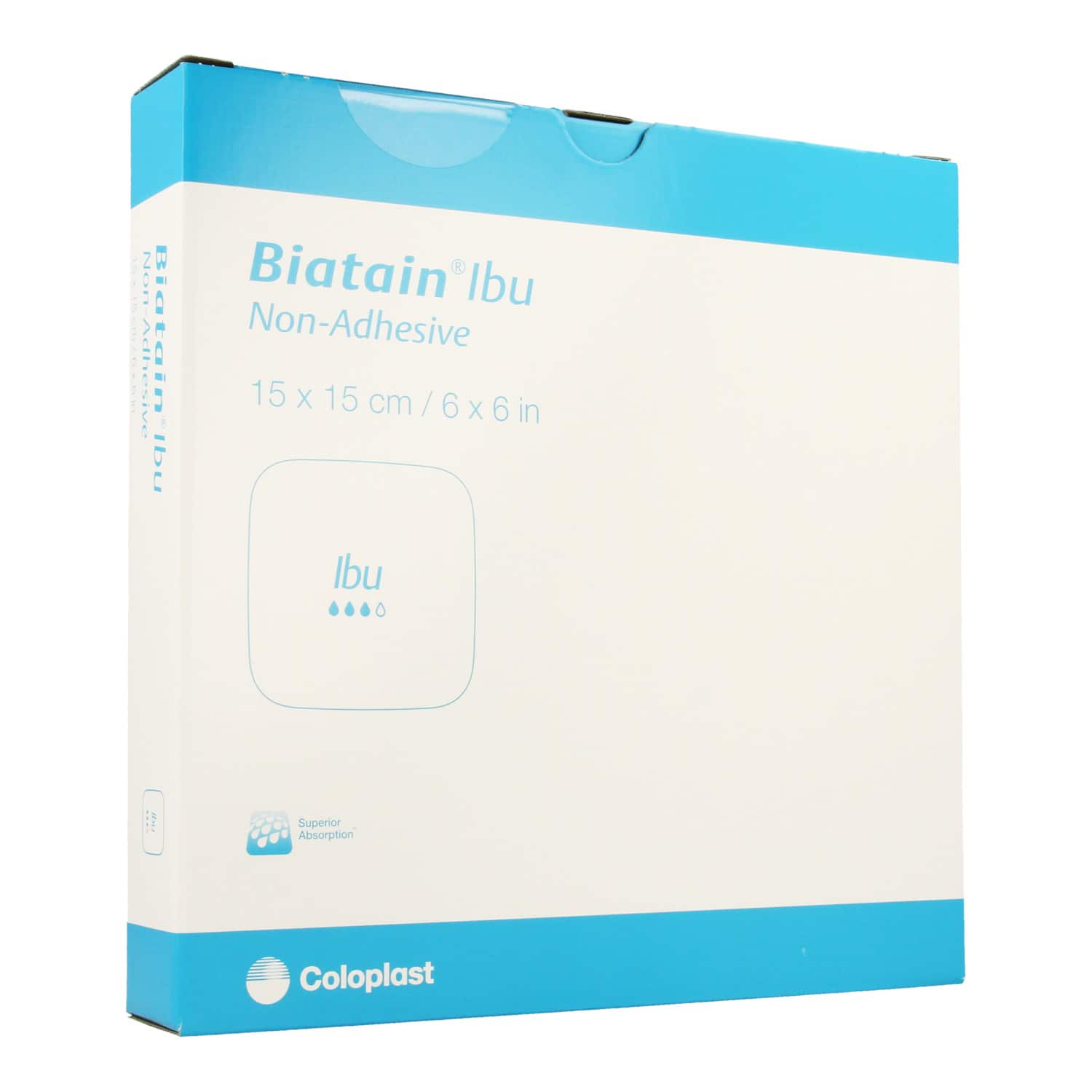 Coloplast Biatain Ibu Niet-Klevend Verband 15 x 15 cm Coloplast Biatain Ibu Niet-Klevend Verband 15 x 15 cm