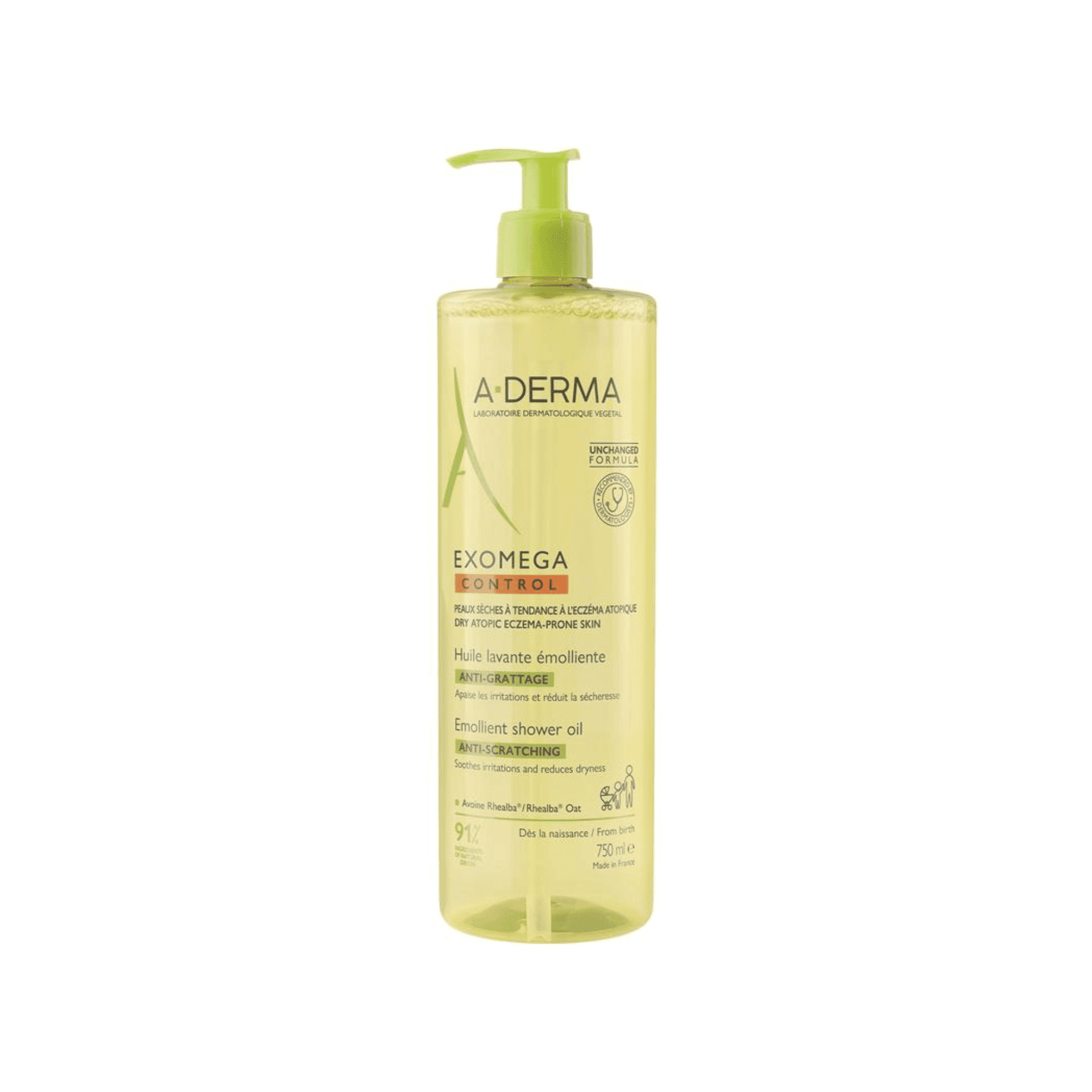 A-Derma Exomega Control Emolliërende Wasolie 