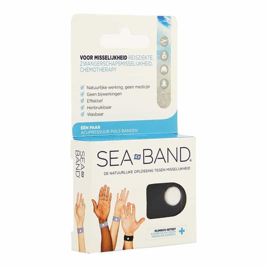 Sea Band Polsband Volwassene Zwart Sea Band Polsband Volwassene Zwart