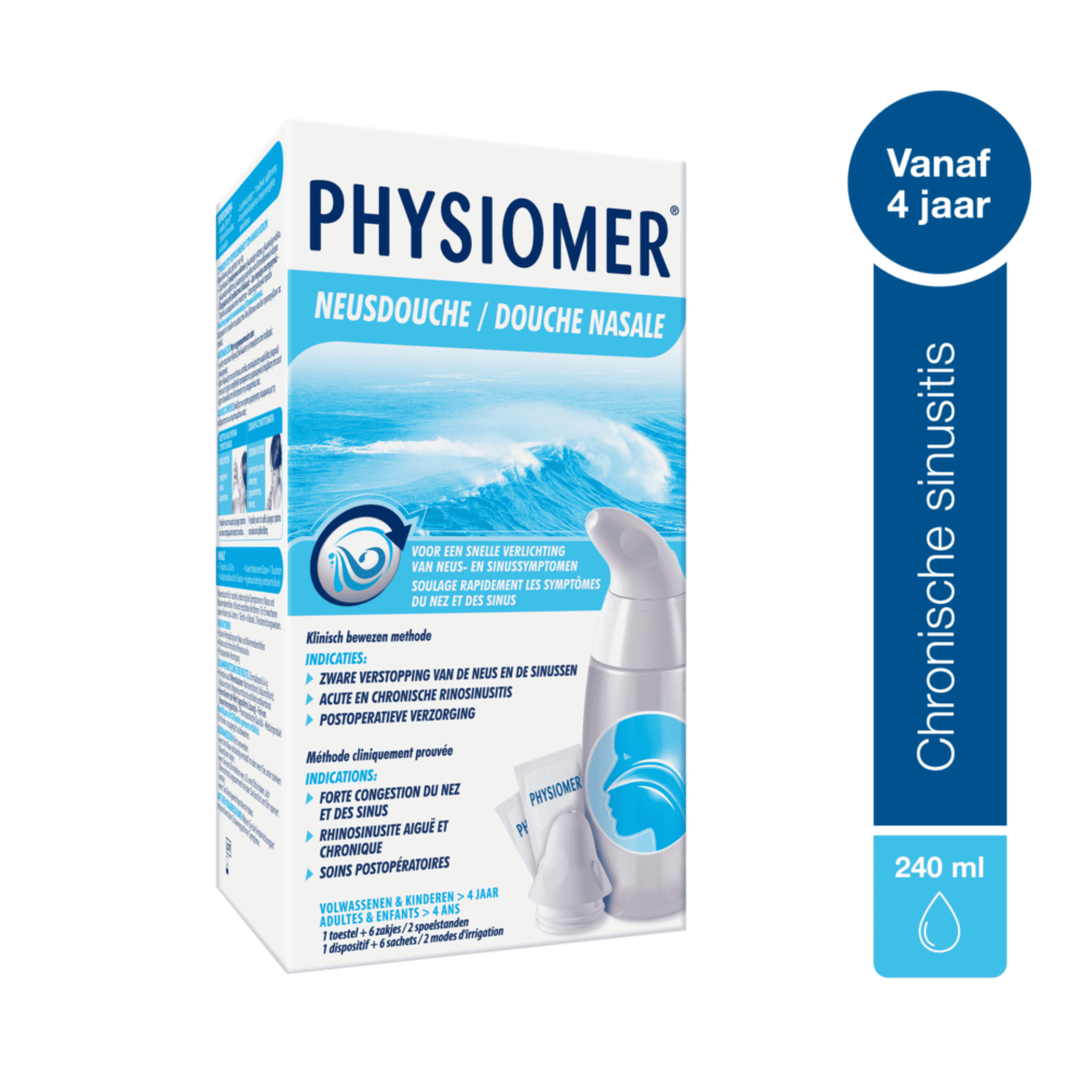 Physiomer Neusdouche + 6 Zakjes Physiomer Neusdouche + 6 Zakjes