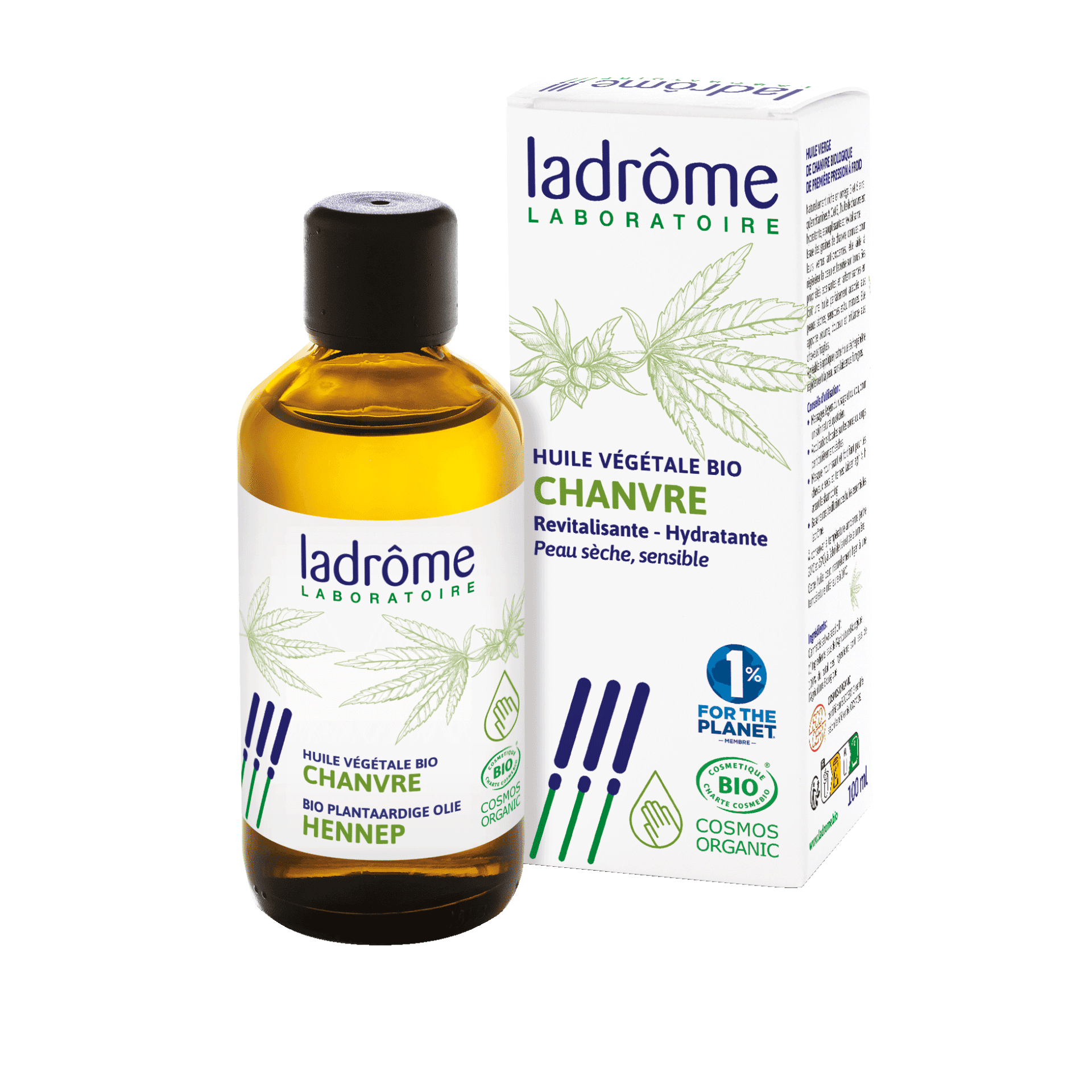 Ladrôme Bio Plantaardige Olie Hennep Ladrôme Bio Plantaardige Olie Hennep