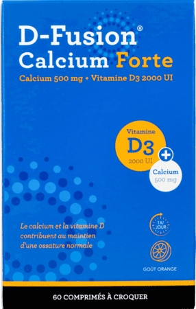 D-fusion Calcium Forte 500/2000 Comp Croq 60