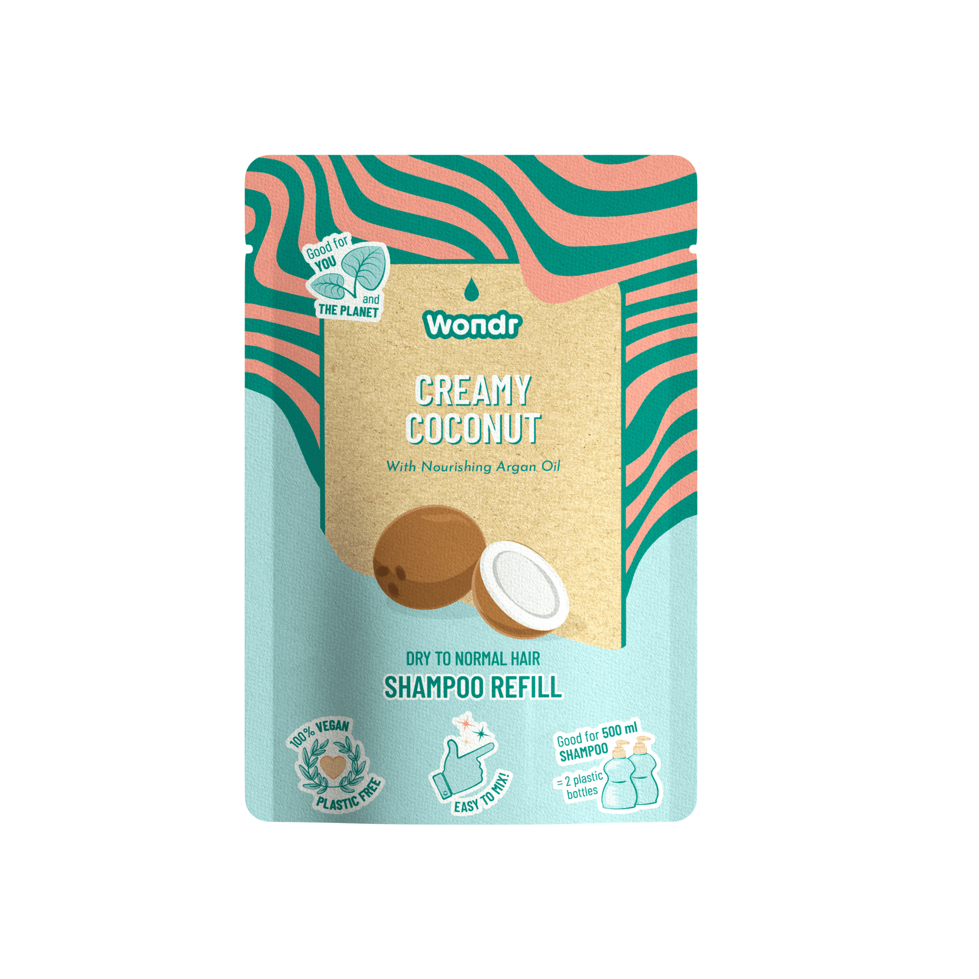 WONDR Shampoo Refill Creamy Coconut WONDR Shampoo Refill Creamy Coconut