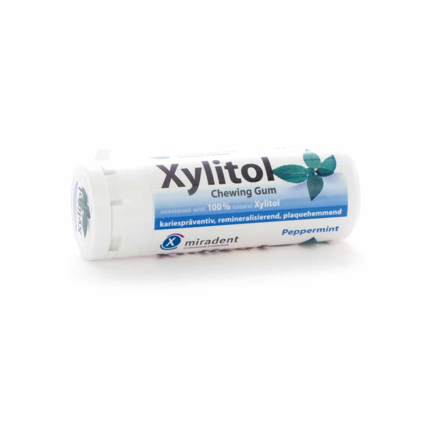 Miradent Kauwgom Xylitol Pepermunt Miradent Kauwgom Xylitol Pepermunt