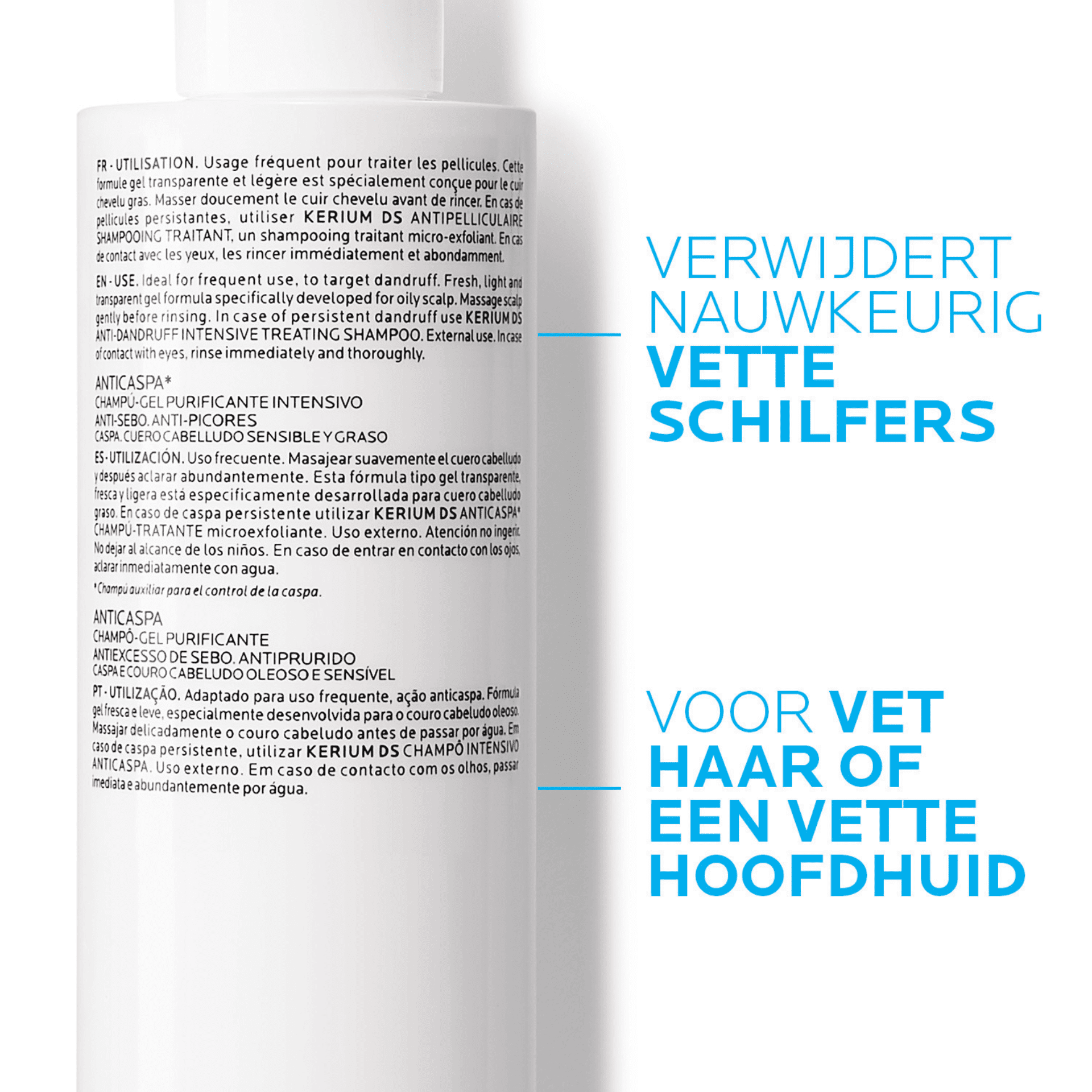 La Roche-Posay Kerium Antiroosshampoo Vette Huid La Roche-Posay Kerium Antiroosshampoo Vette Huid
