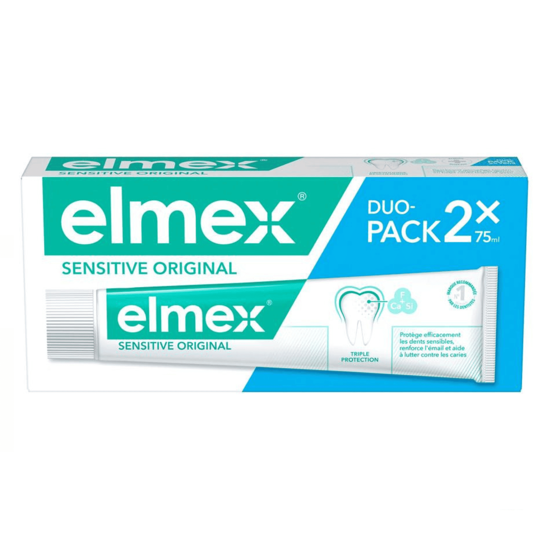 Elmex Sensitive Original Dentifrice Tube 2x75ml Elmex Sensitive Original Dentifrice Tube 2x75ml