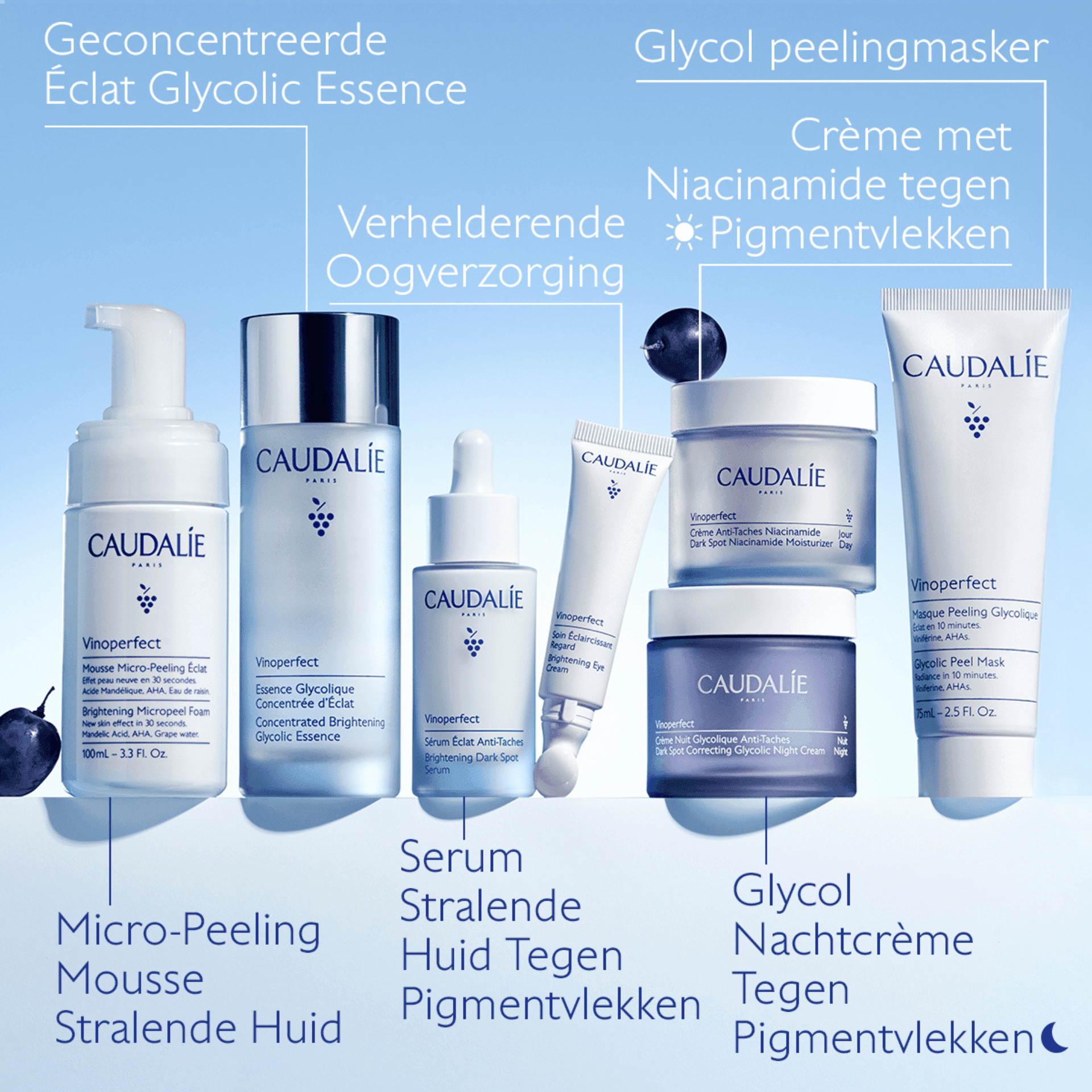 Caudalie Vinoperfect Mousse Micro-peel.eclat 100ml