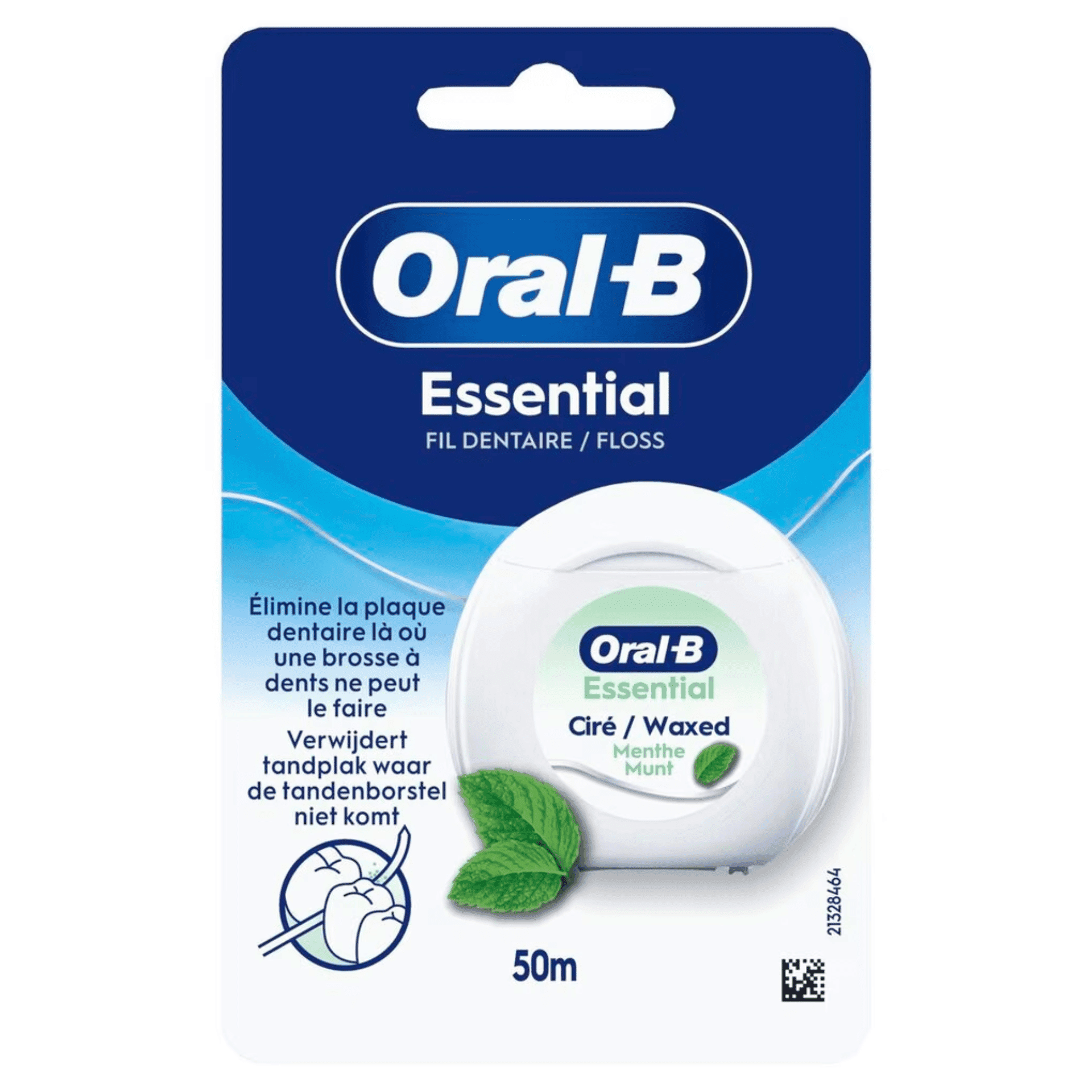 Oral-B Essential Fil Dentaire Menthe 50 m Oral-B Essential Fil Dentaire Menthe 50 m