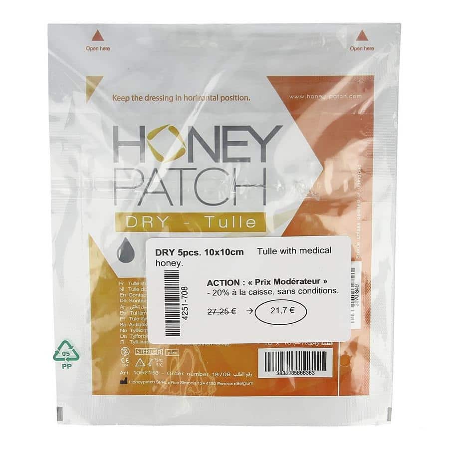 Honeypatch Dry Tulle 10 x 10 cm