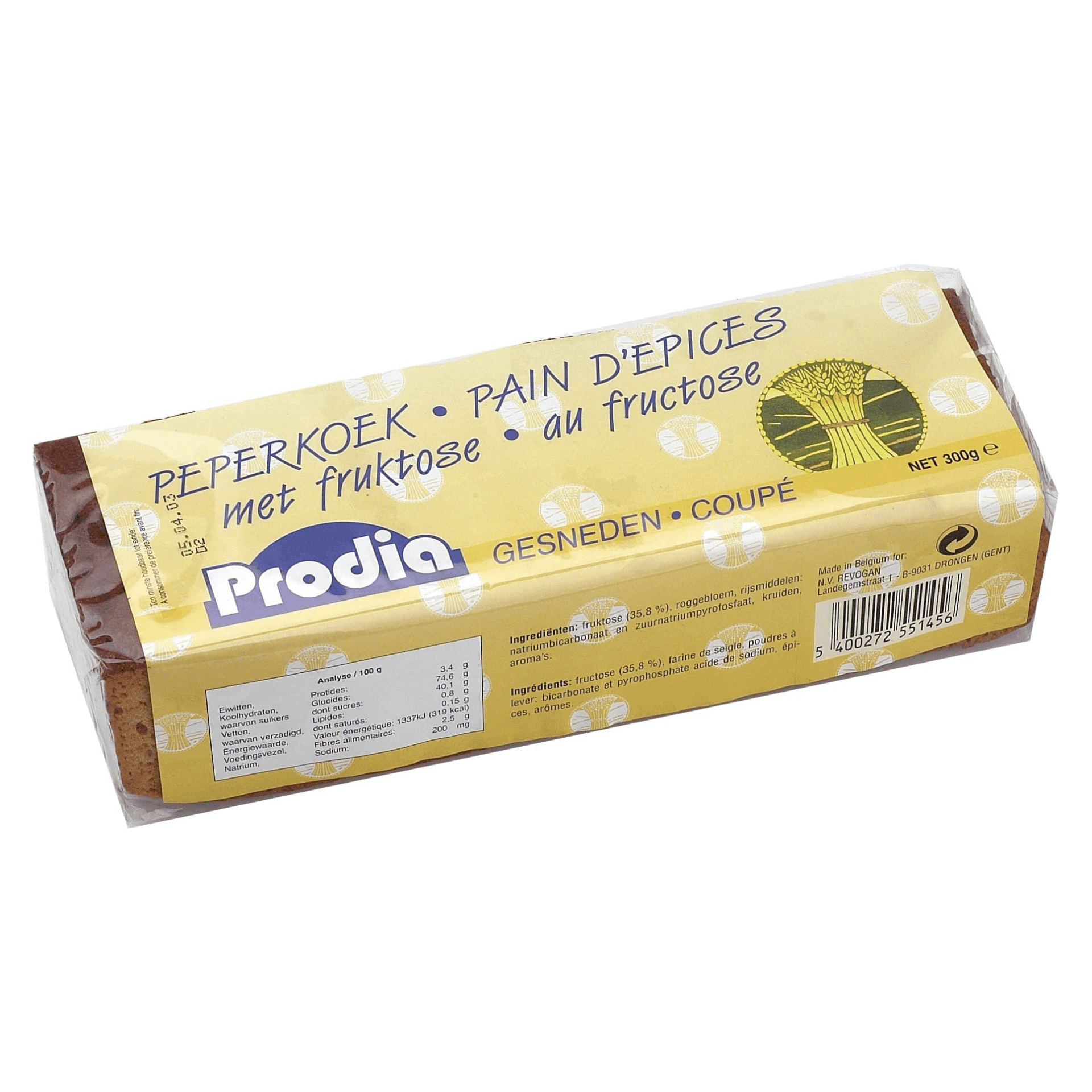 Prodia Peperkoek 300 g Prodia Peperkoek 300 g