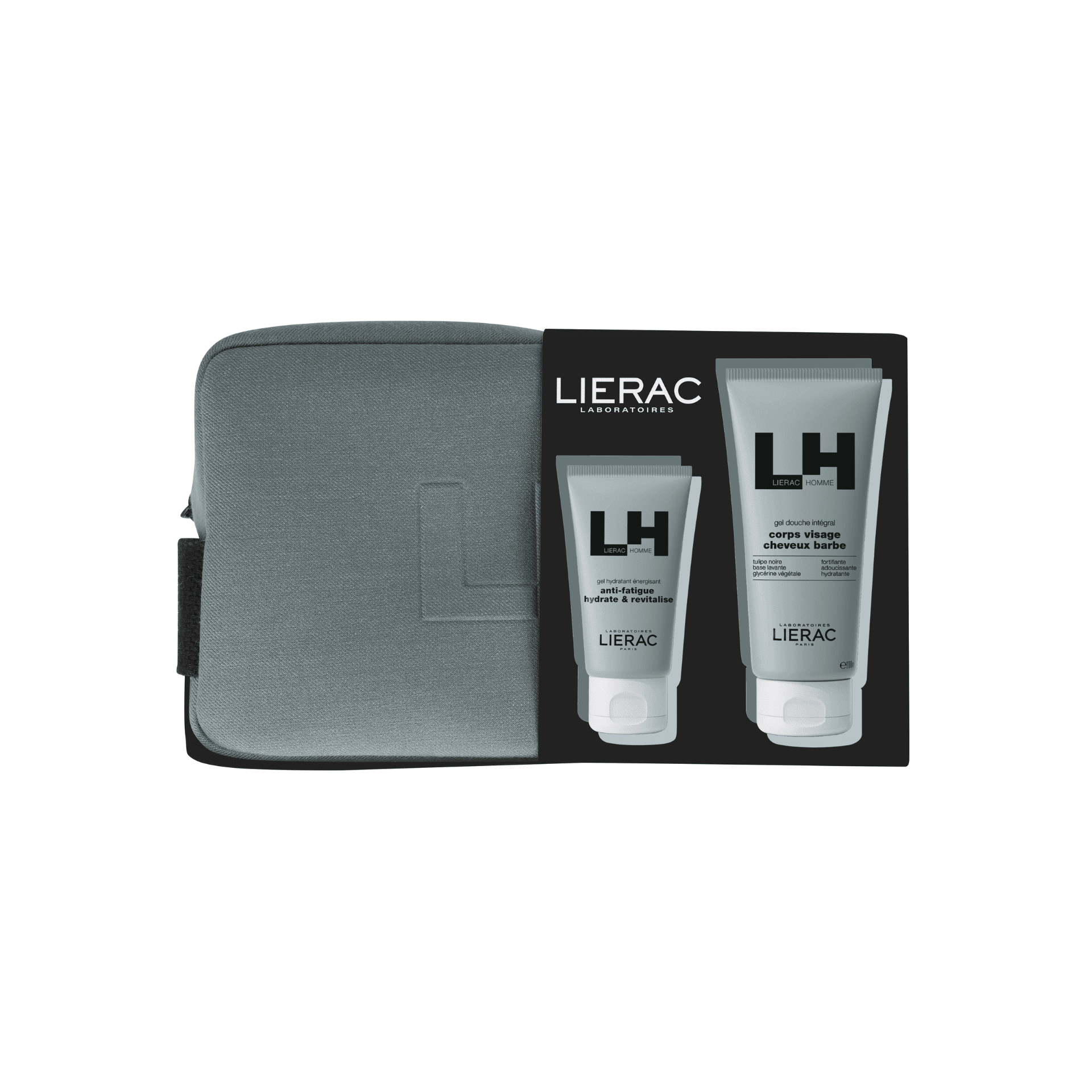 Lierac Set+trousse Noel Homme Gel Hydra 2 Prod.