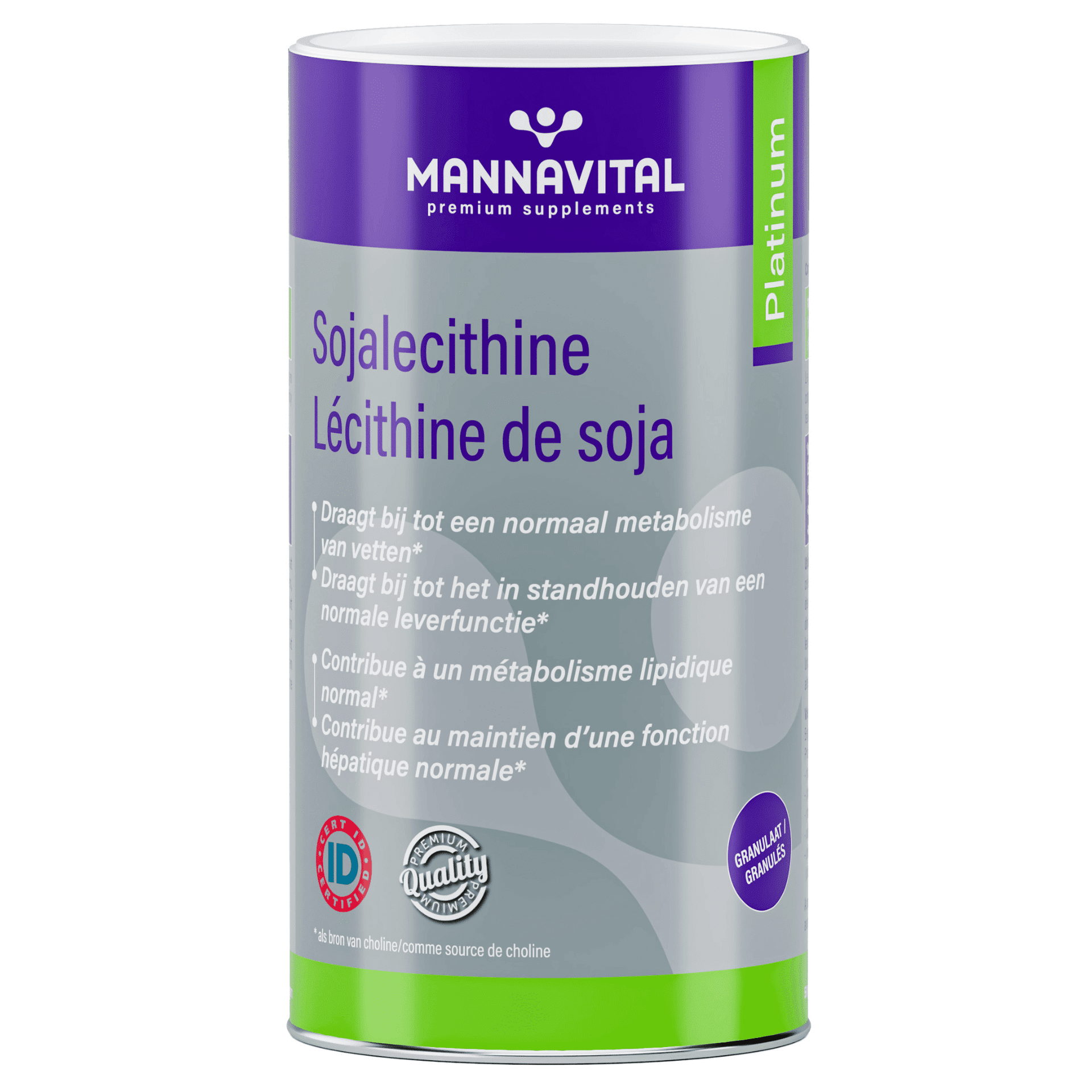 Mannavital Platinum Sojalecithine Mannavital Platinum Sojalecithine