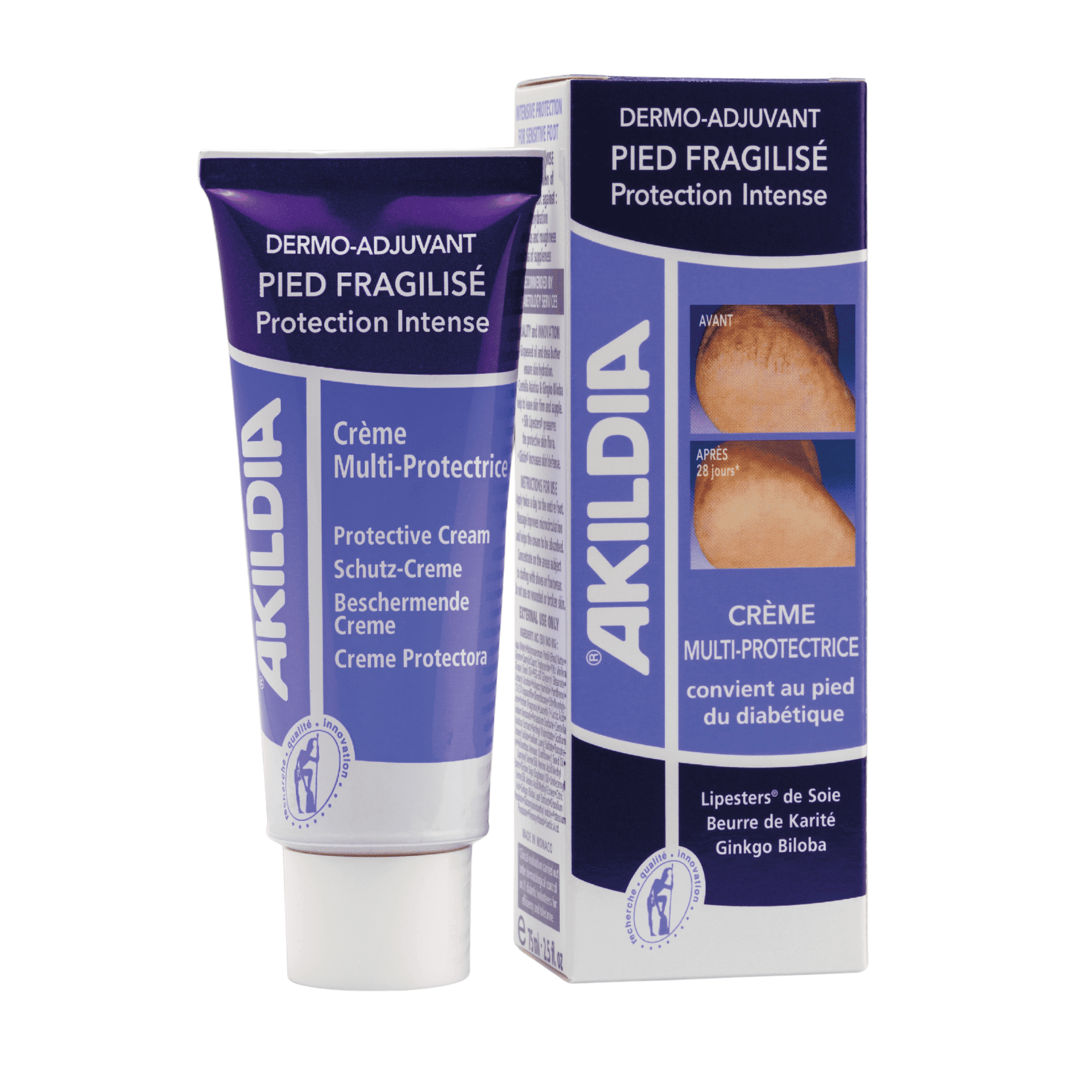 Akileine Akildia Cr Voeten Diabetique 75ml 103501