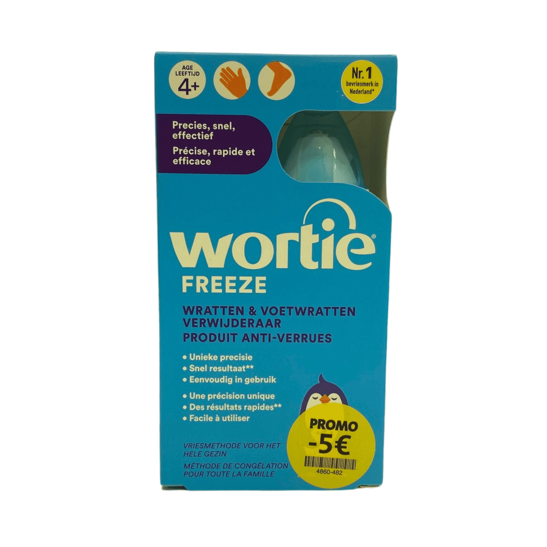 Wortie Freeze Wrattenverwijderaar PROMO -€ 5 Wortie Freeze Wrattenverwijderaar PROMO -€ 5