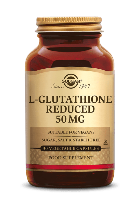Solgar L-Gluthatione Reduced 50 mg Solgar L-Gluthatione Reduced 50 mg