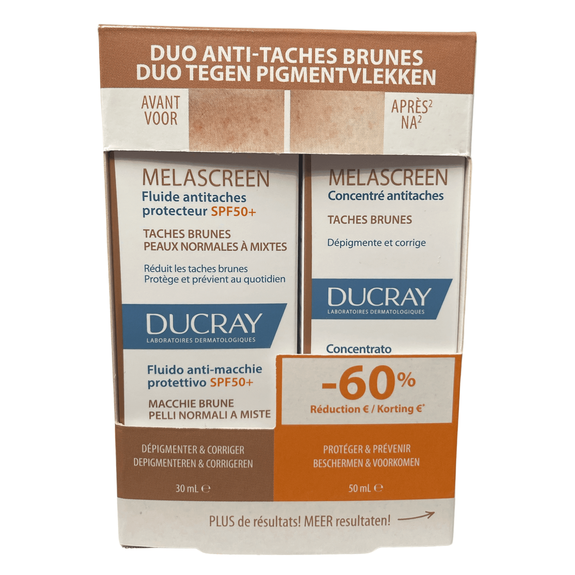 Ducray Melascreen Coffret A/taches 30ml+50ml