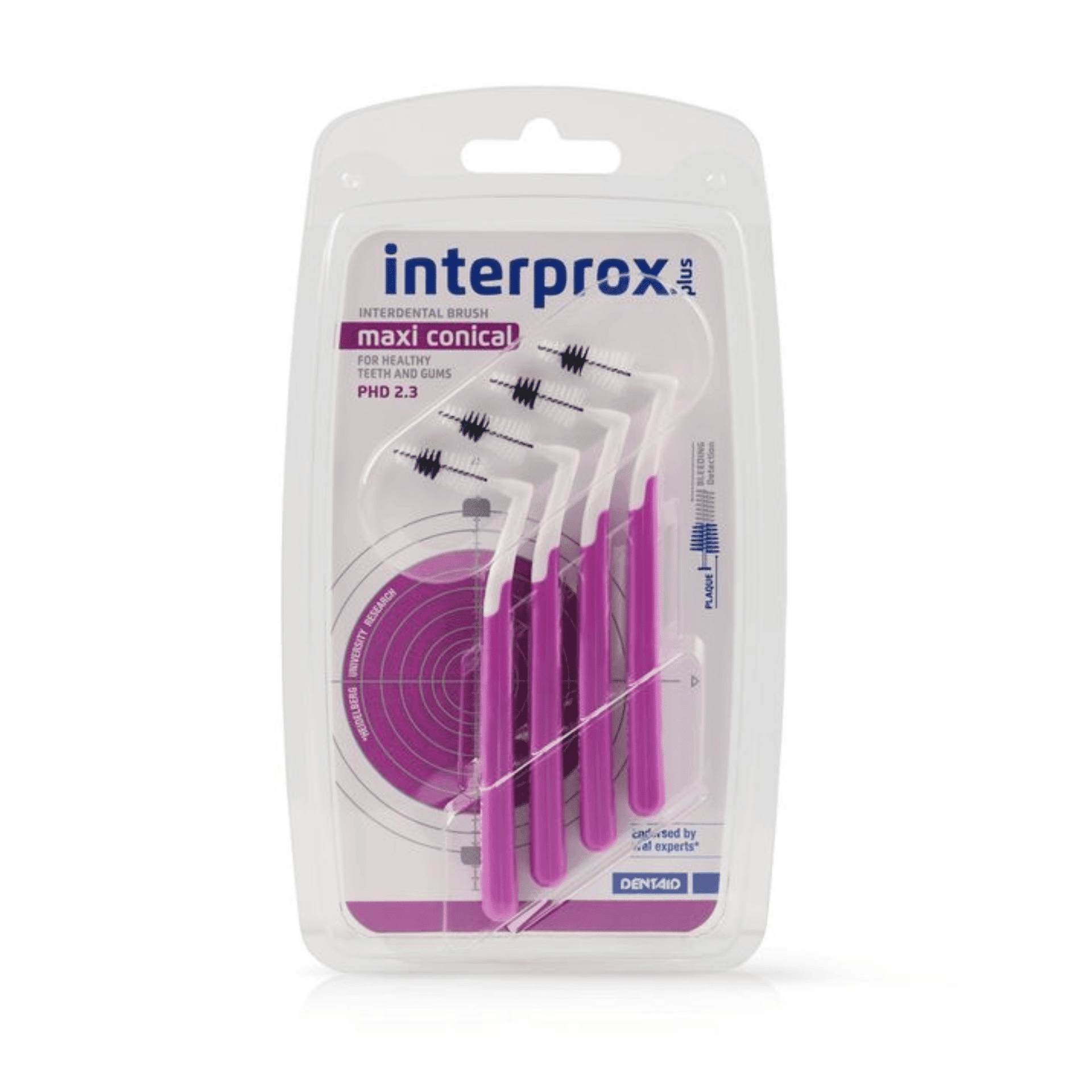 Interprox Plus Maxi Conical Mauve Interdentaire 4 Interprox Plus Maxi Conical Mauve Interdentaire 4