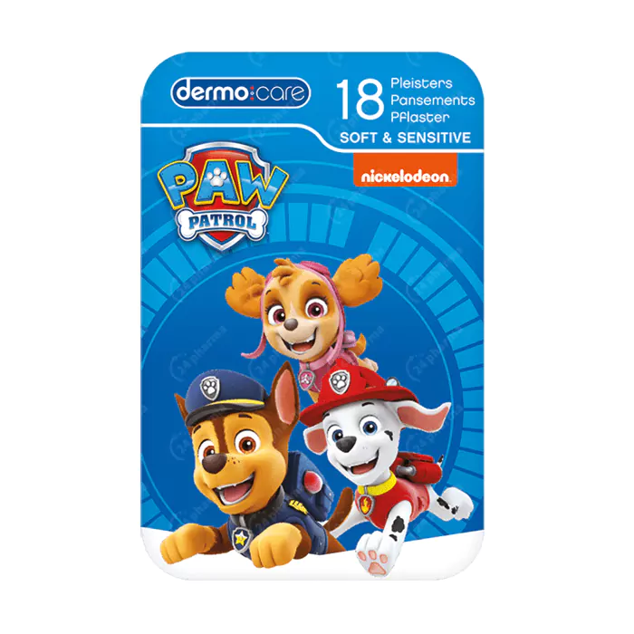 Dermo Care Soft & Sensitive Paw Patrol Pleisters Dermo Care Soft & Sensitive Paw Patrol Pleisters