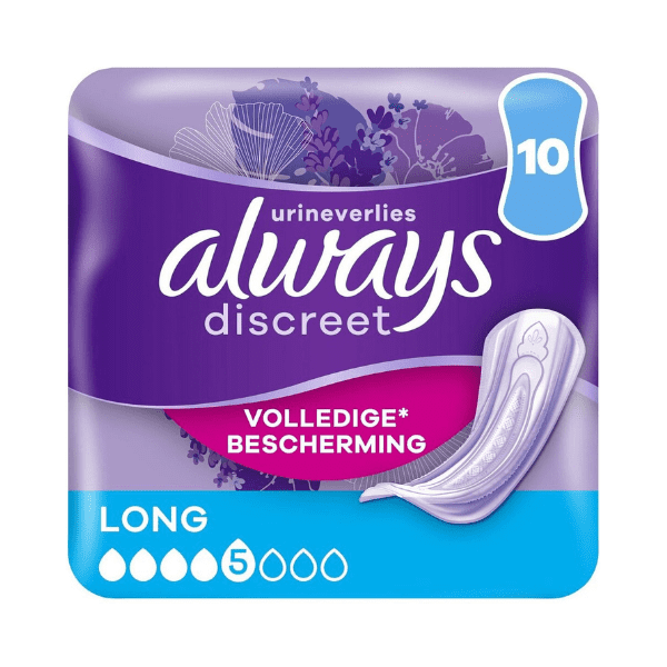 Always Discreet Long Serviettes 10