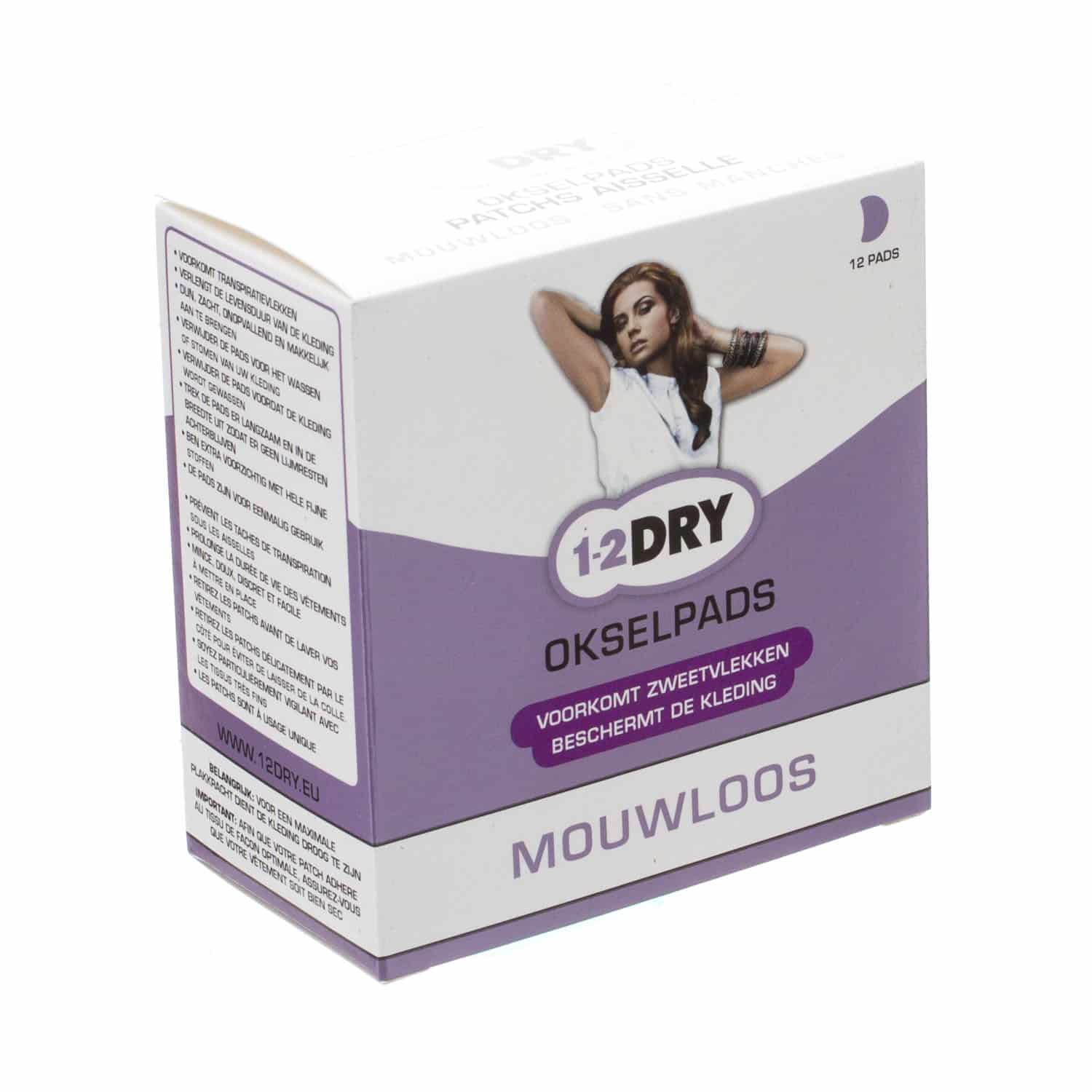 1-2 Dry Okselpads Mouwloos