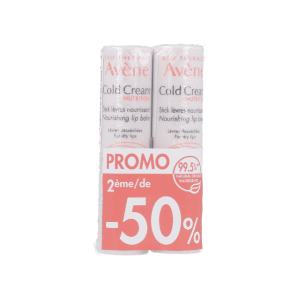 Avene Cold Cream Stick Levres 2x4g Promo 2e -50%