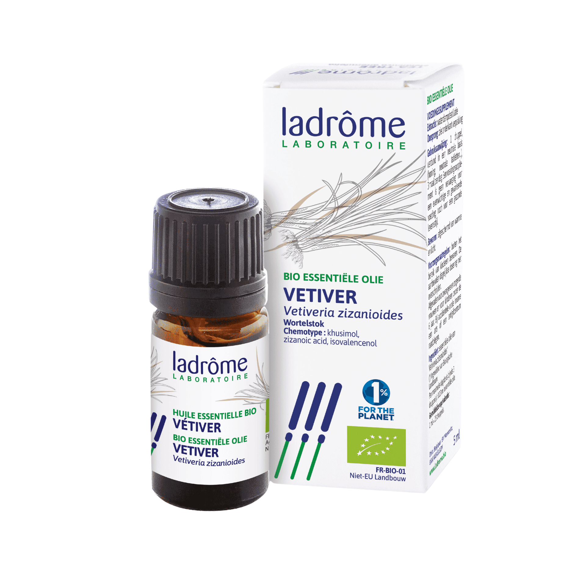 Ladrôme Bio Essentiële Olie Vetiver Ladrôme Bio Essentiële Olie Vetiver