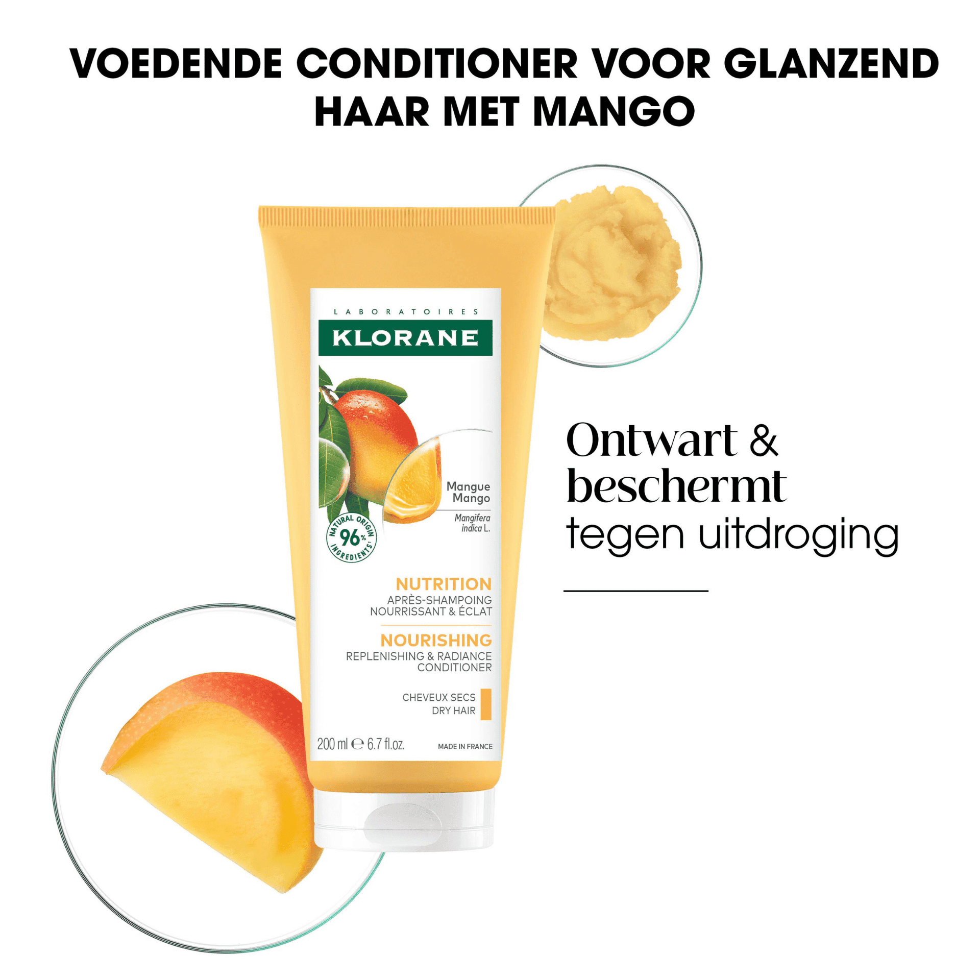 Klorane Mango Voedende Conditioner Klorane Mango Voedende Conditioner
