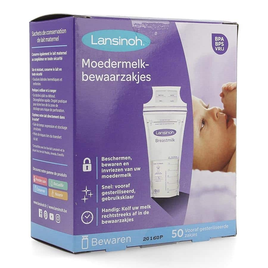 Lansinoh Moedermelk Bewaarzakjes Lansinoh Moedermelk Bewaarzakjes