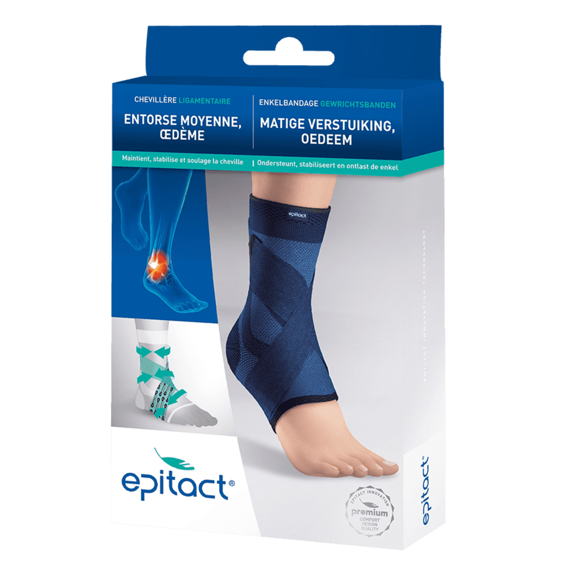 Epitact Enkelbandage Gewrichtsbanden M2 1 stuk Epitact Enkelbandage Gewrichtsbanden M2 1 stuk
