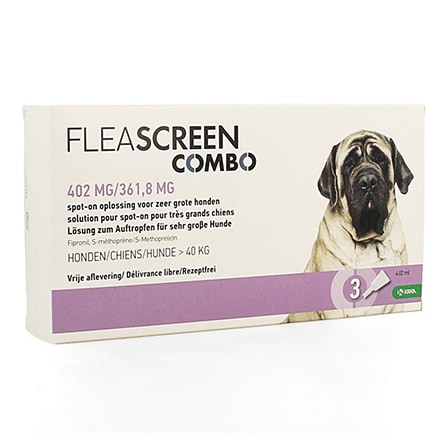 Fleascreen Combo 402 mg/361,8 mg Hond XL
