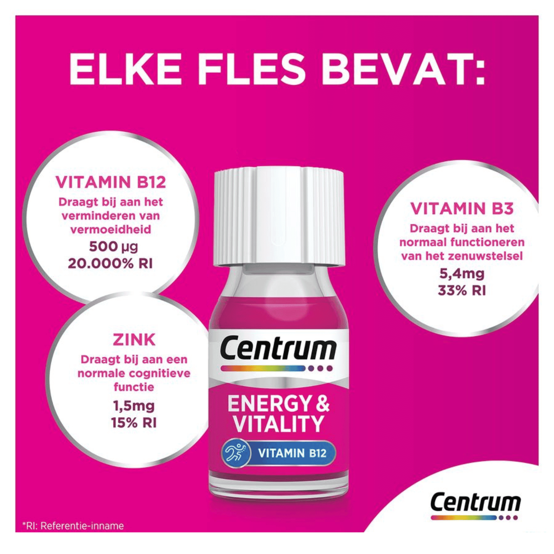 Centrum Energy & Vitality Vitamine B12 Centrum Energy & Vitality Vitamine B12