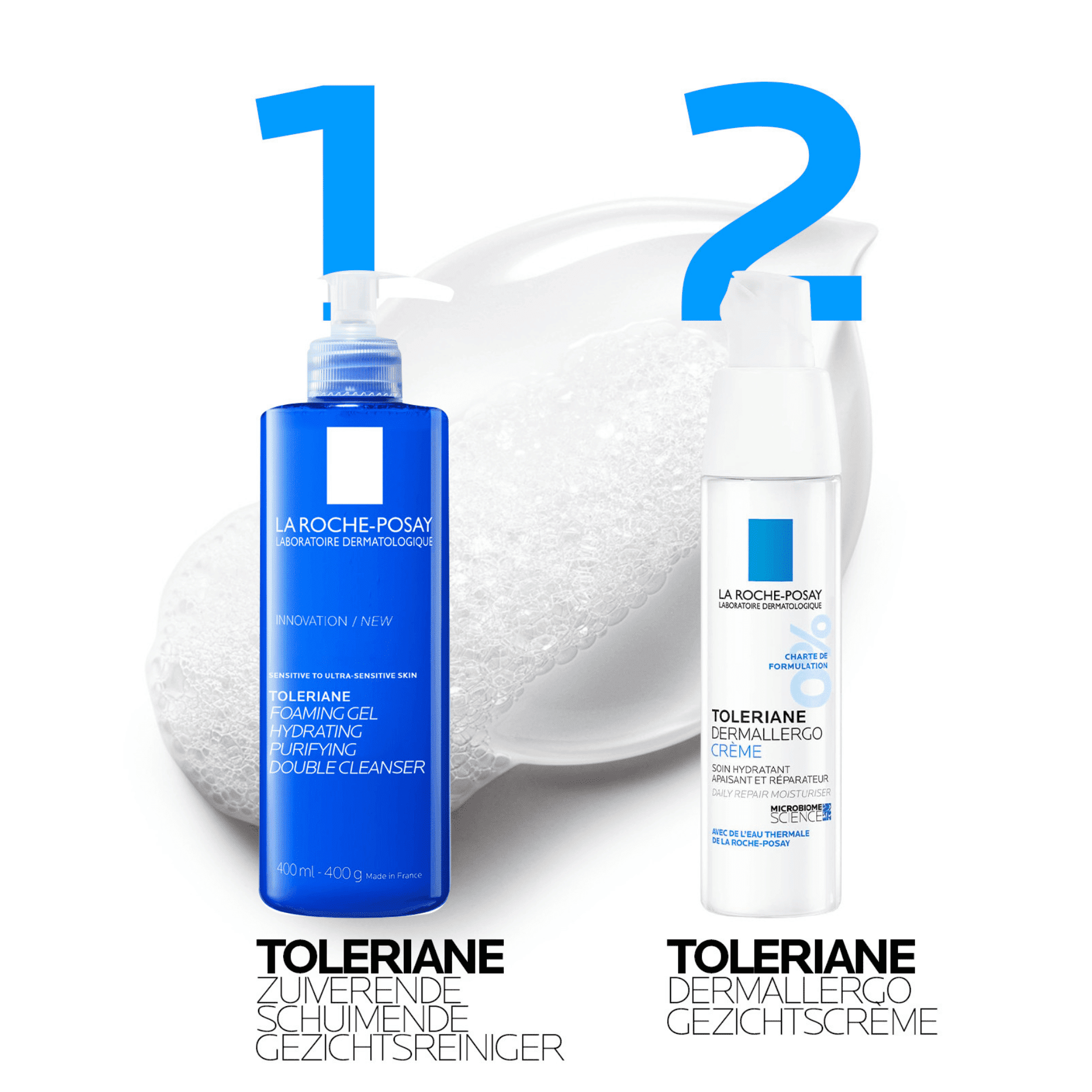 Lrp Toleriane Gel Moussant Hydra Purif.2en1 400ml