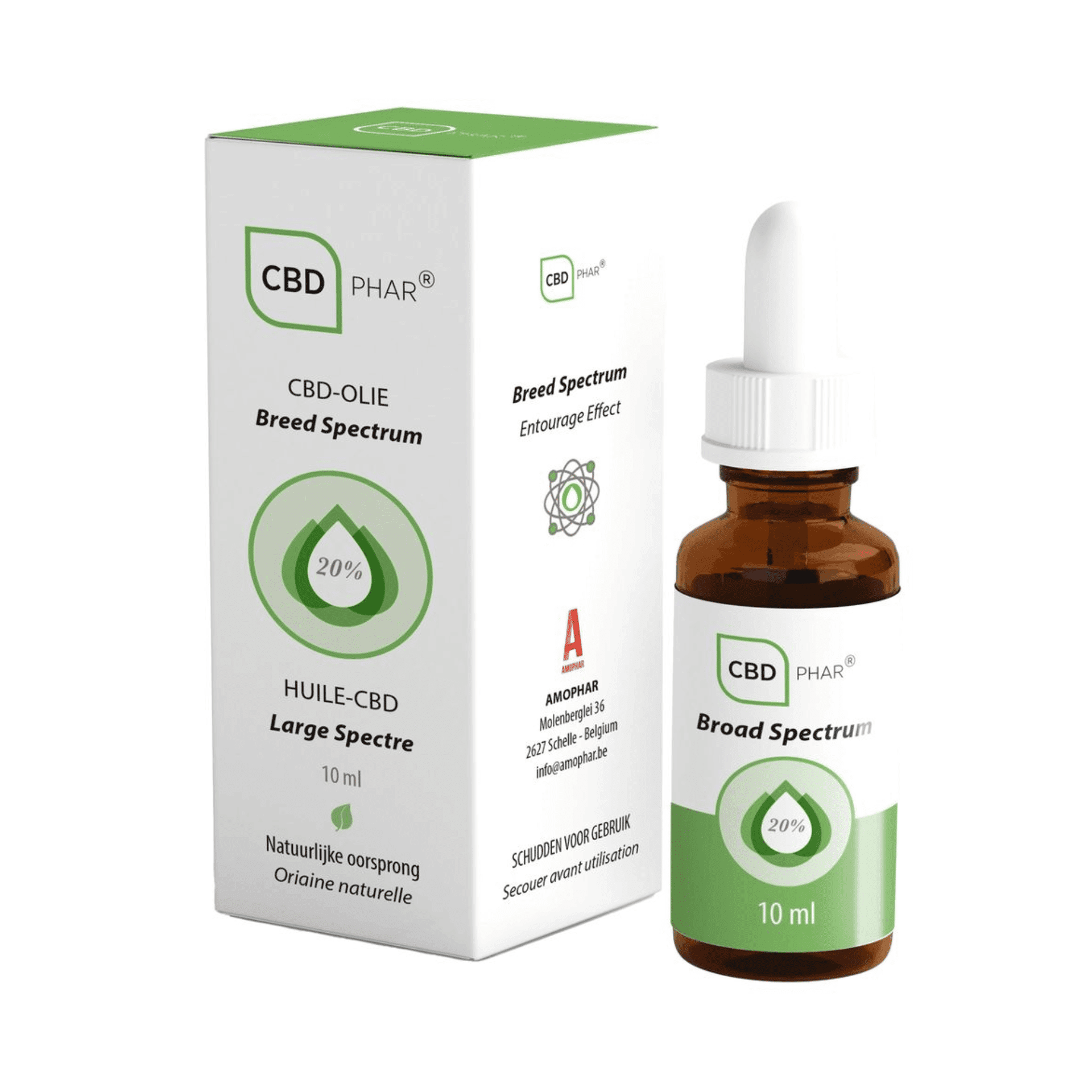 Cbd Huile Large Spectre 20% 10ml Cbd-phar