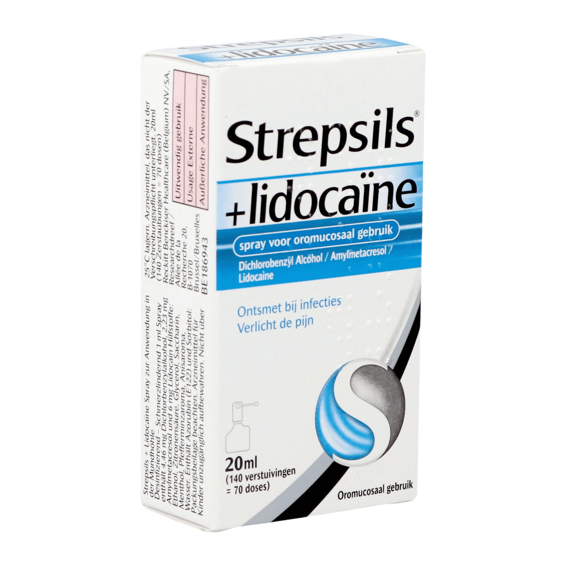 Strepsils Lidocaïne Spray Gorge