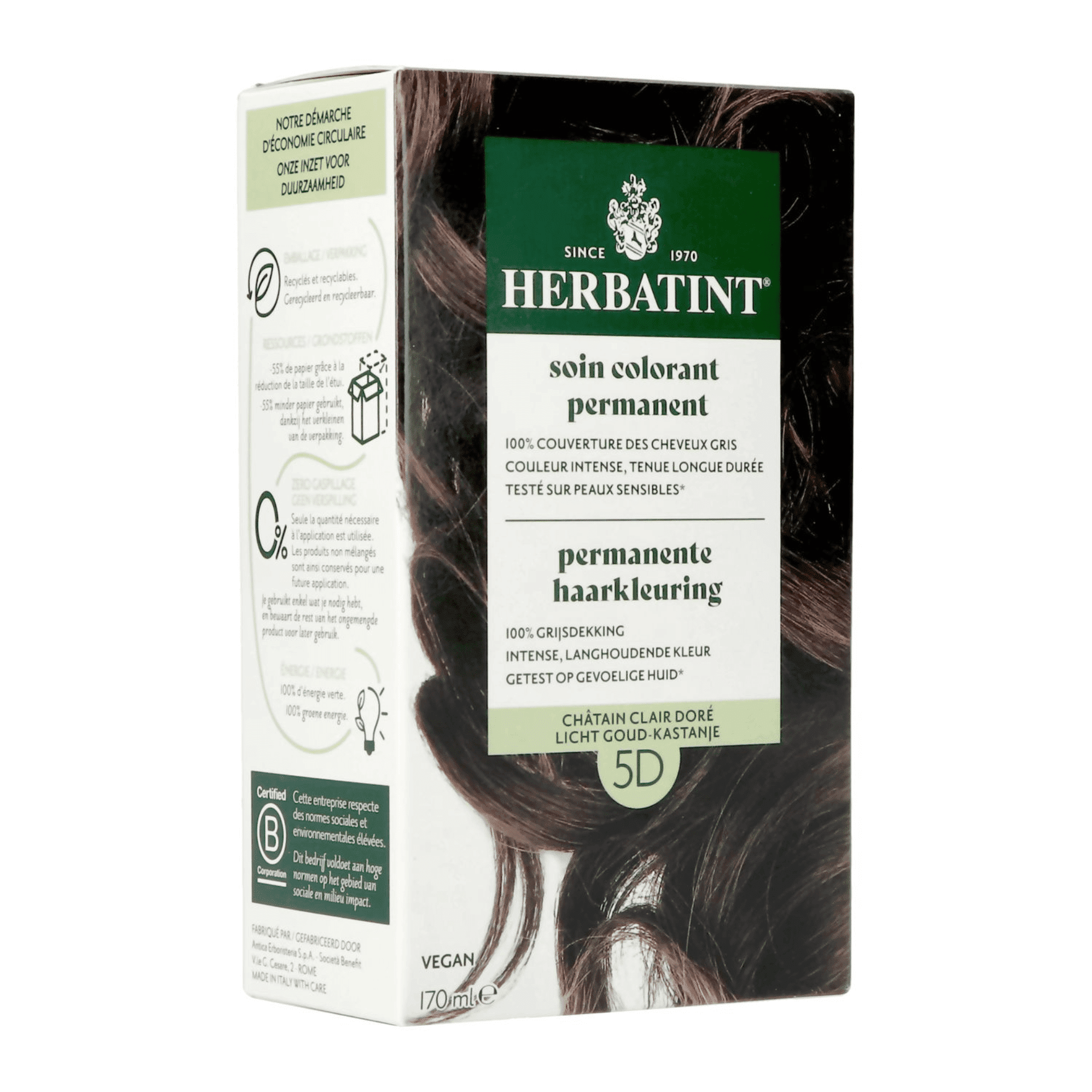 Herbatint 5d Chatain Clair Dore 170ml Herbatint 5d Chatain Clair Dore 170ml