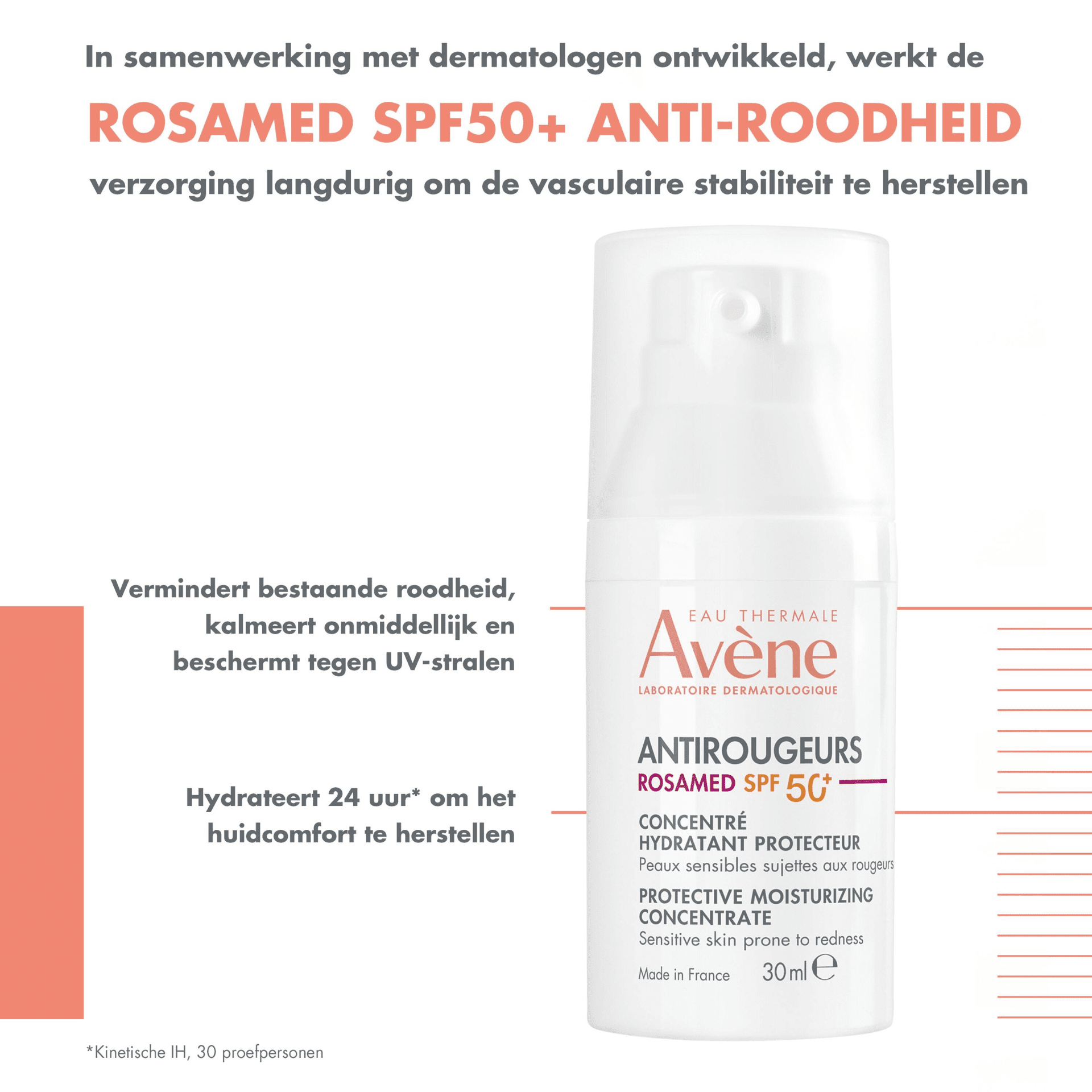 Avène Antirougeurs Rosamed SPF 50+ Beschermende Hydraterende Concentraat