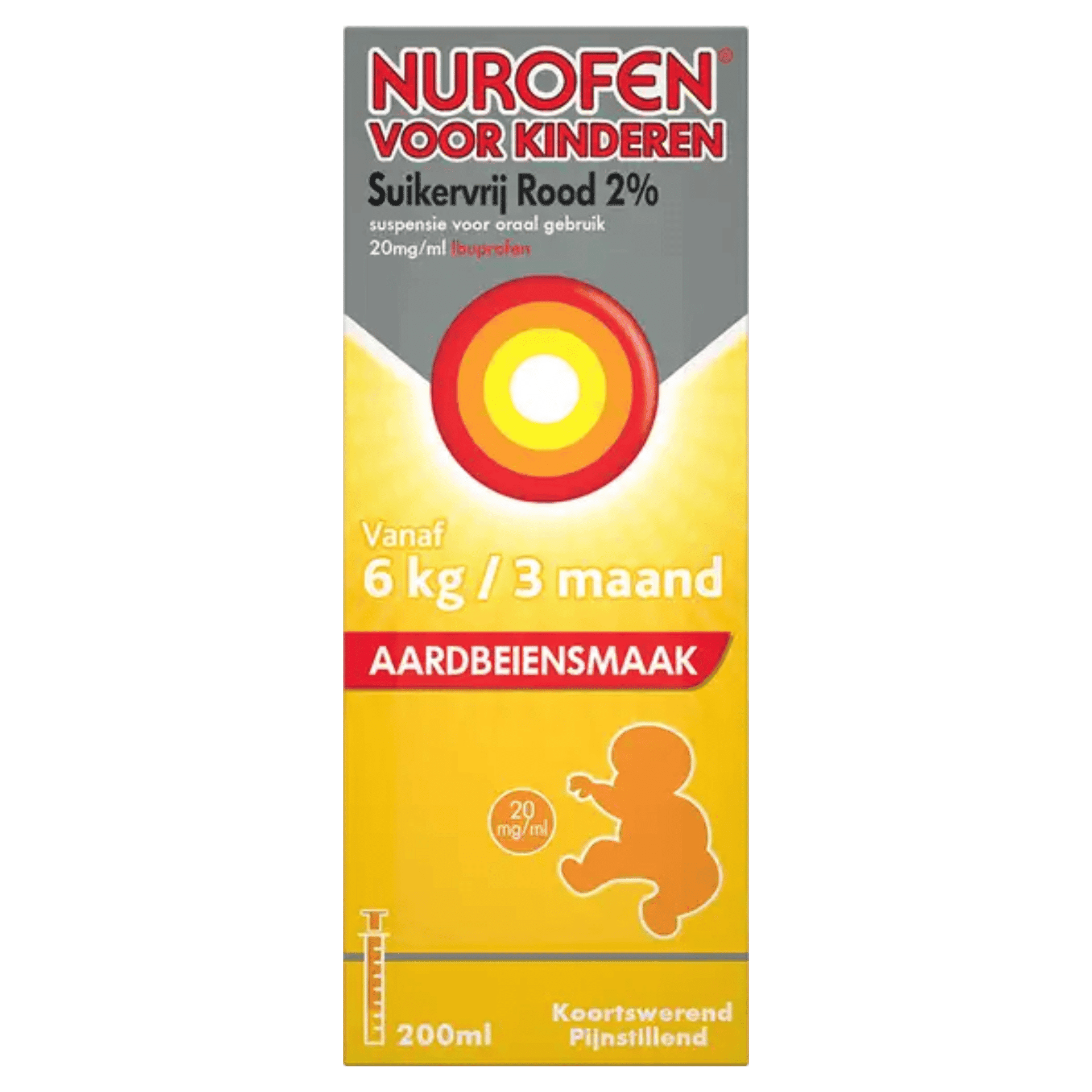 Nurofen Enfant sans Sucre 2 % Fraise Nurofen Enfant sans Sucre 2 % Fraise