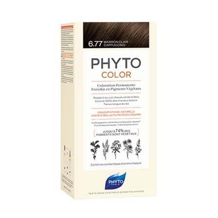 Phyto Phytocolor 6.77 Licht Cappuccino-Kastanjebruin Phyto Phytocolor 6.77 Licht Cappuccino-Kastanjebruin