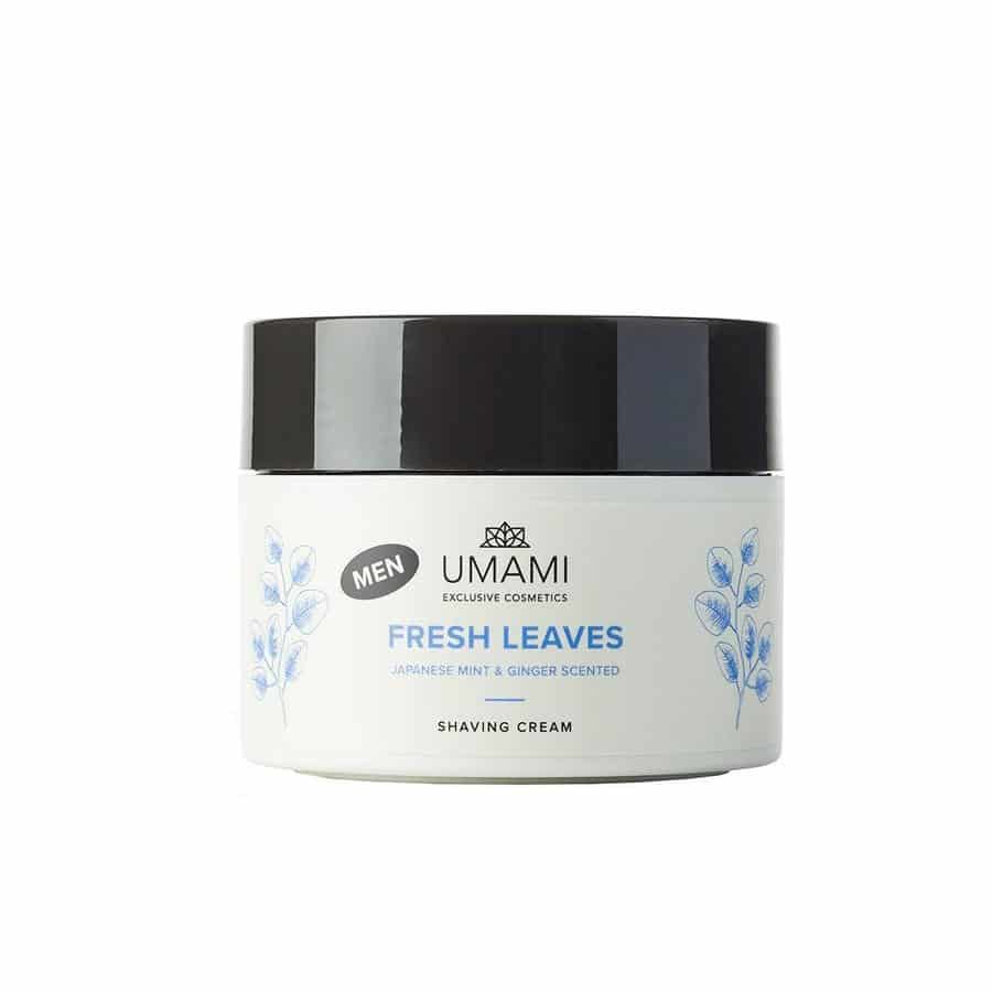 Umami Fresh Leaves Japanse Munt & Gember Shaving Cream Umami Fresh Leaves Japanse Munt & Gember Shaving Cream
