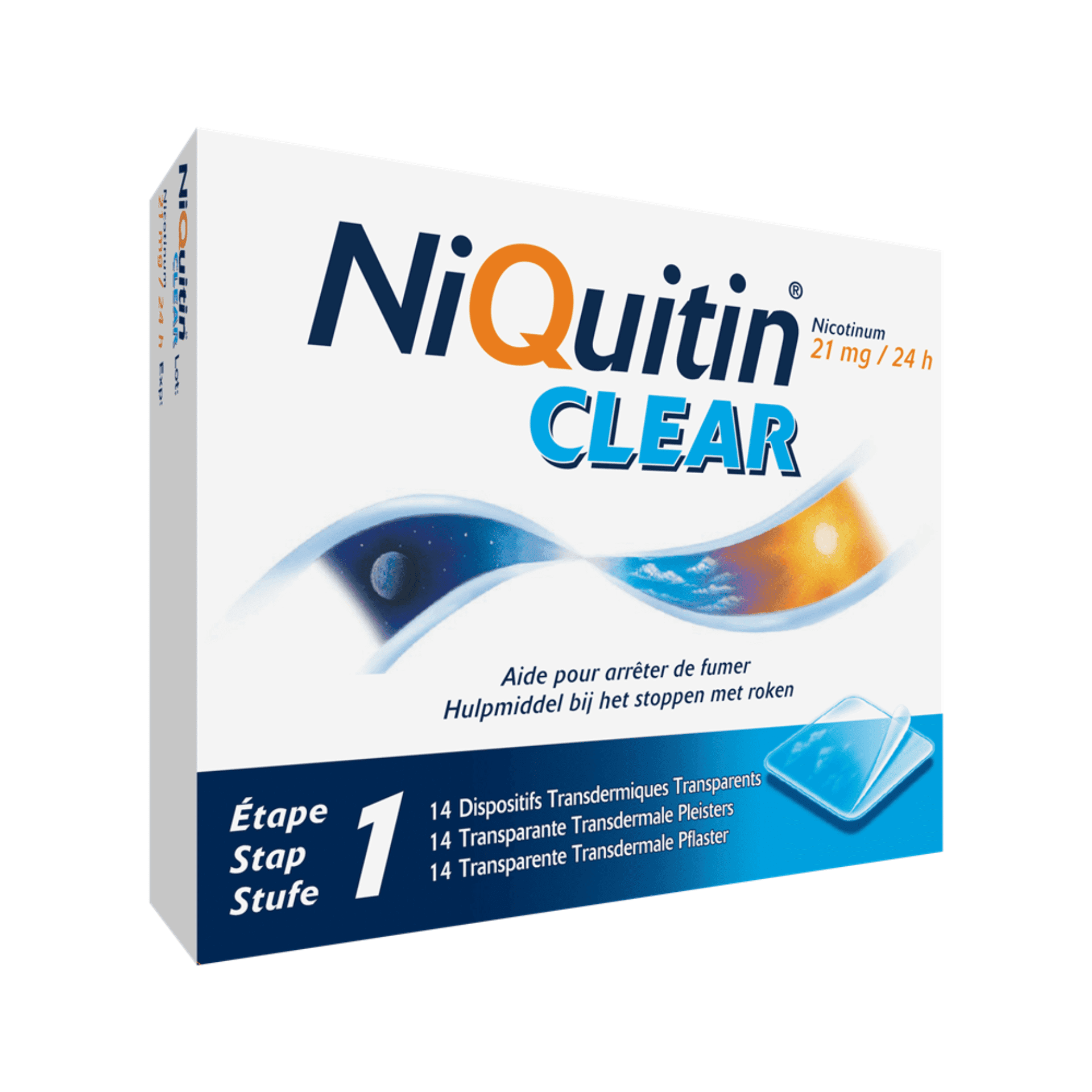 NiQuitin Clear Patches 21 mg