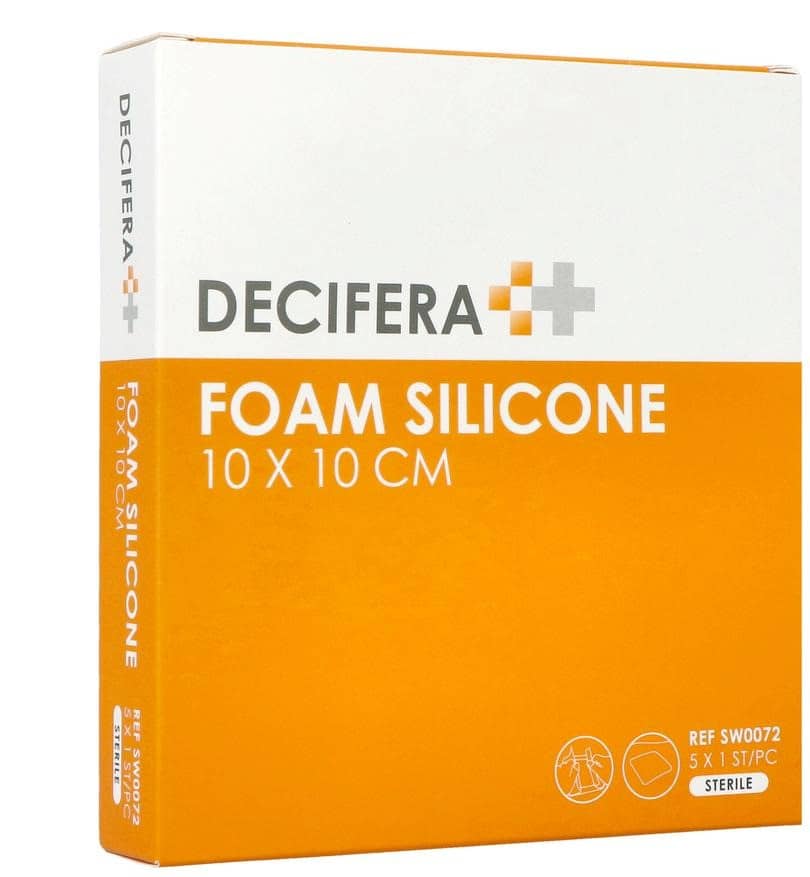 Decifera Foam Silicone 10x10cm 5