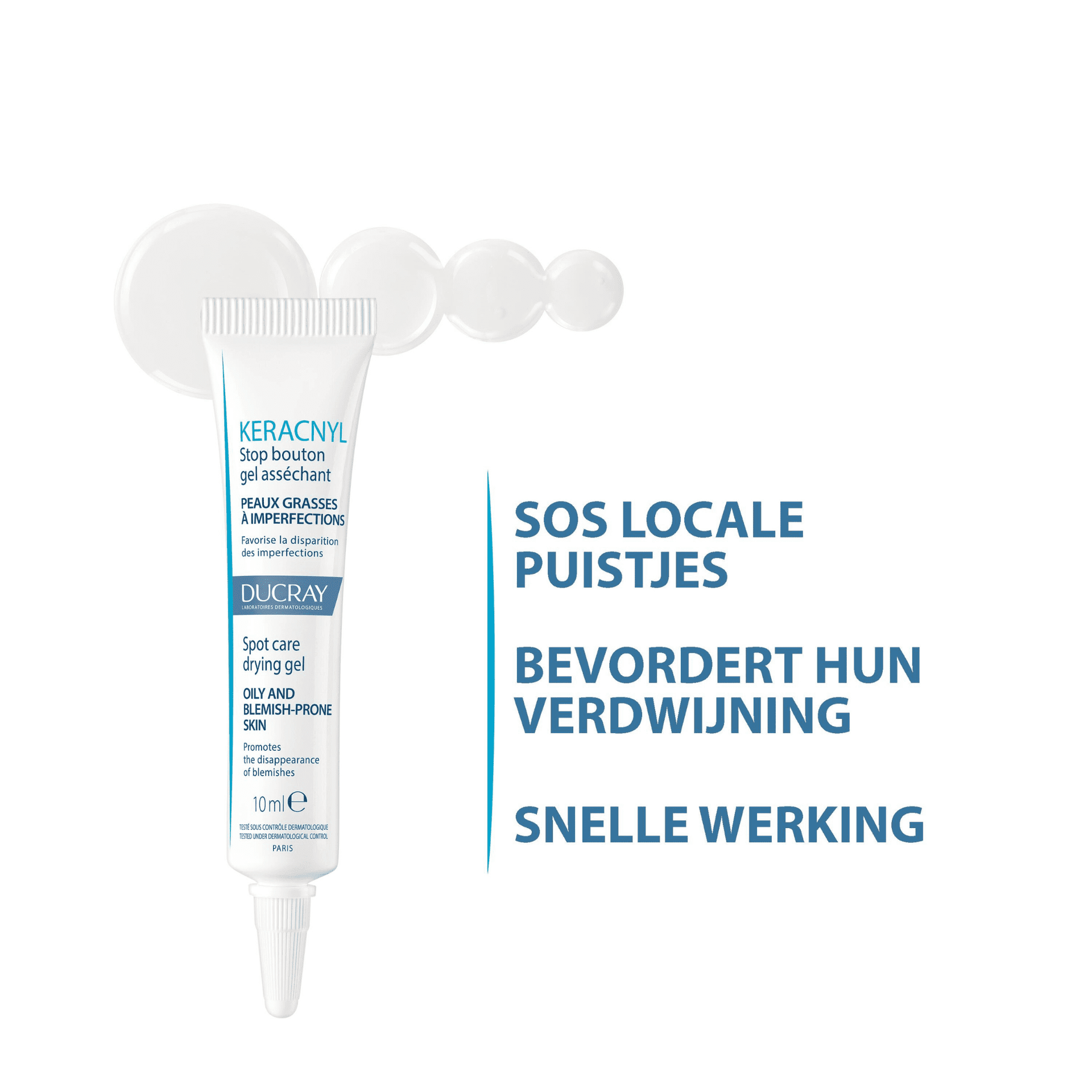 Ducray Keracnyl Uitdrogende Gel tegen Puistjes Ducray Keracnyl Uitdrogende Gel tegen Puistjes