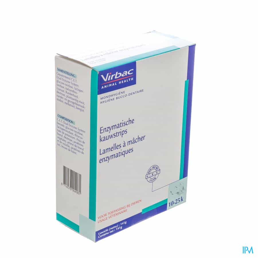 Virbac CET Enzymatische Kauwstrips 10-25 kg Virbac CET Enzymatische Kauwstrips 10-25 kg