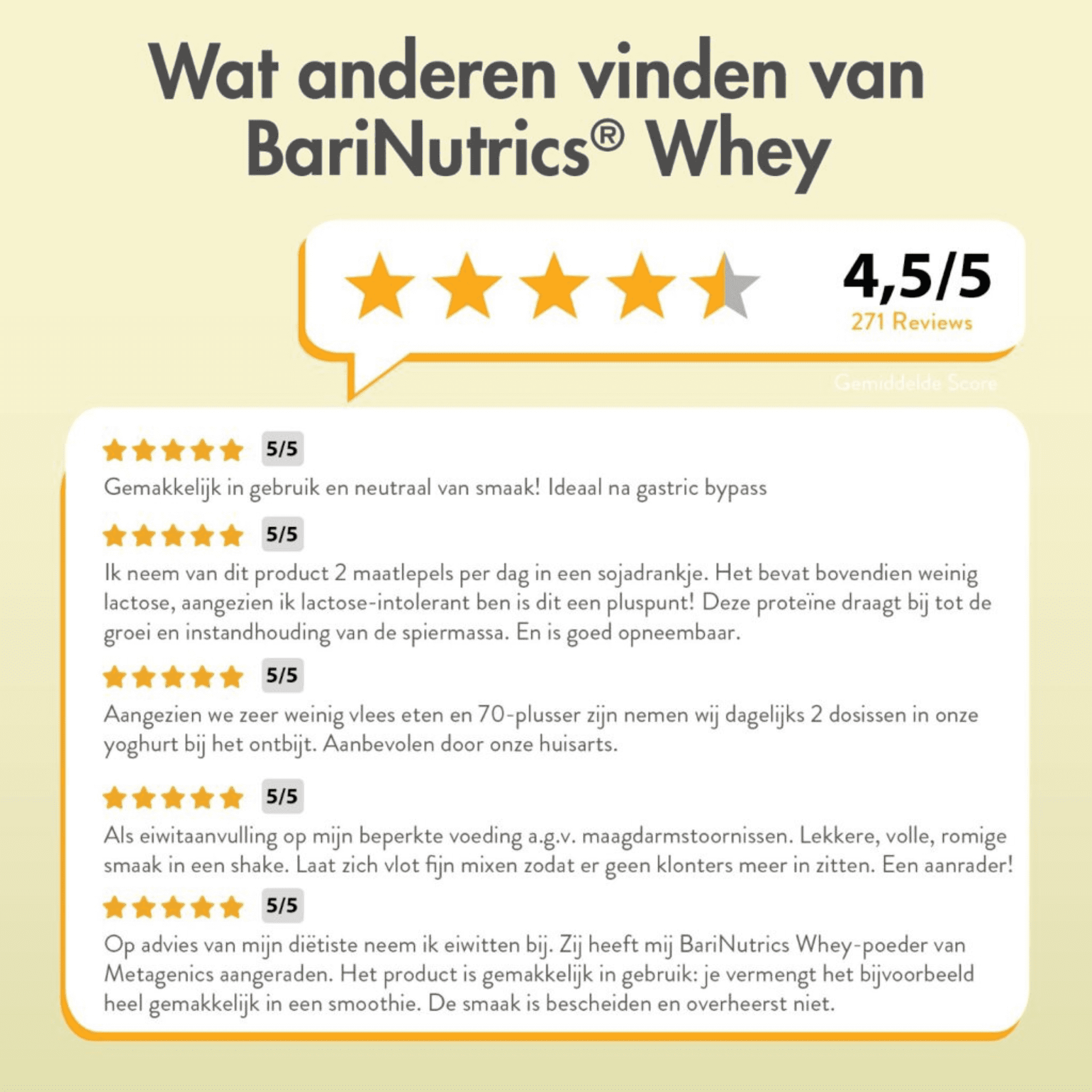BariNutrics Whey Natuur BariNutrics Whey Natuur